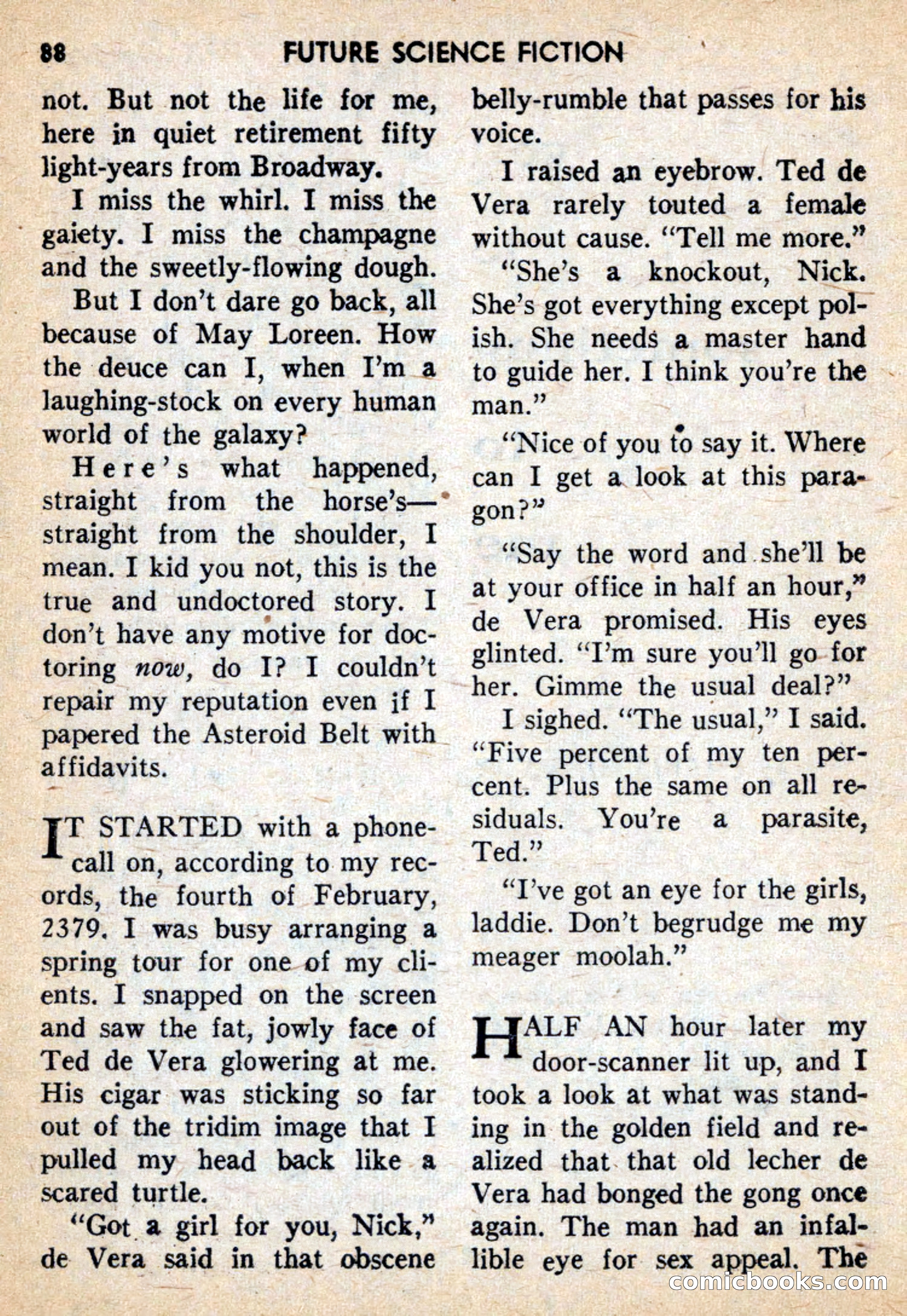 Future Science Fiction, February 1959 — page 88 of 132