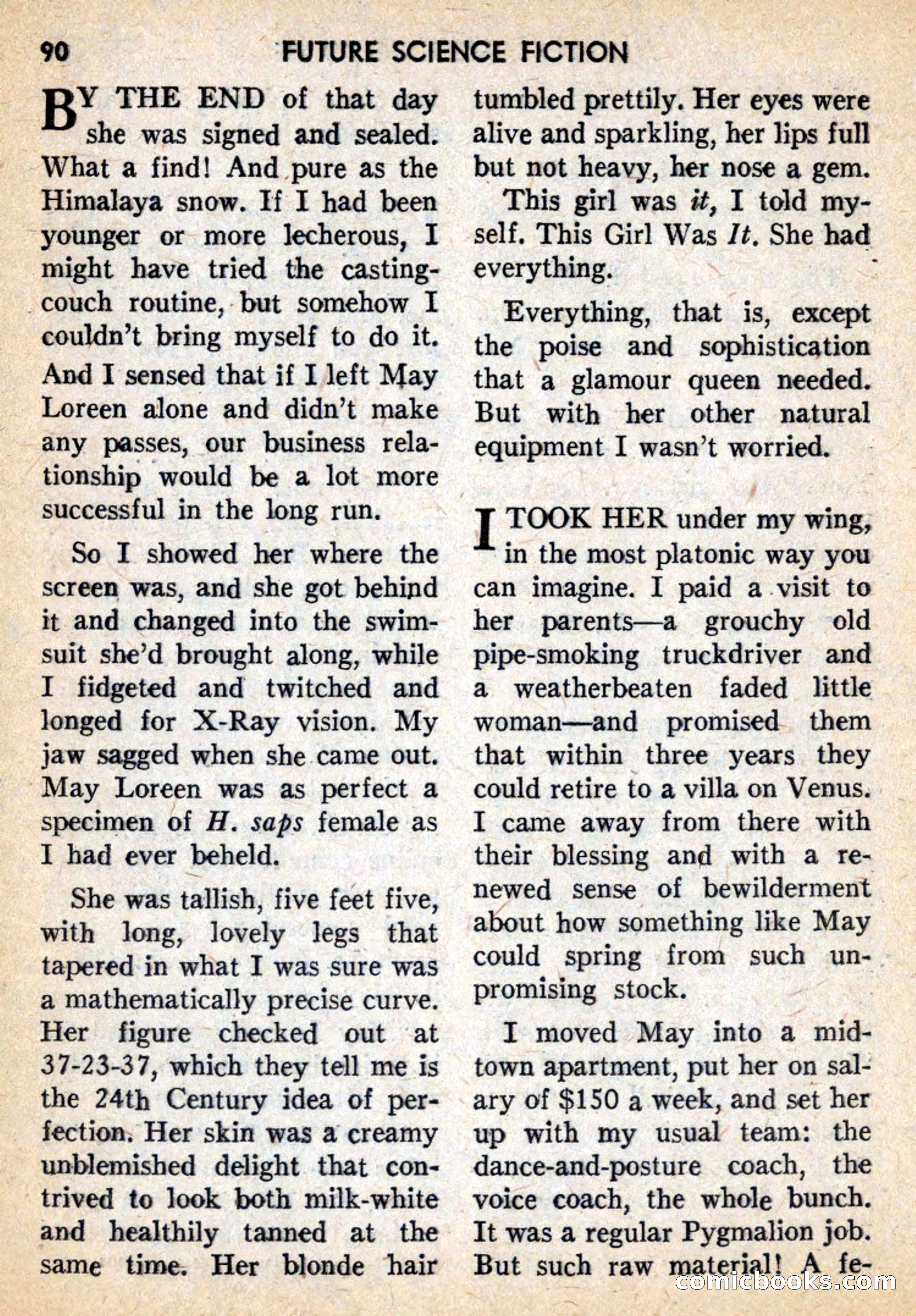 Future Science Fiction, February 1959 — page 90 of 132