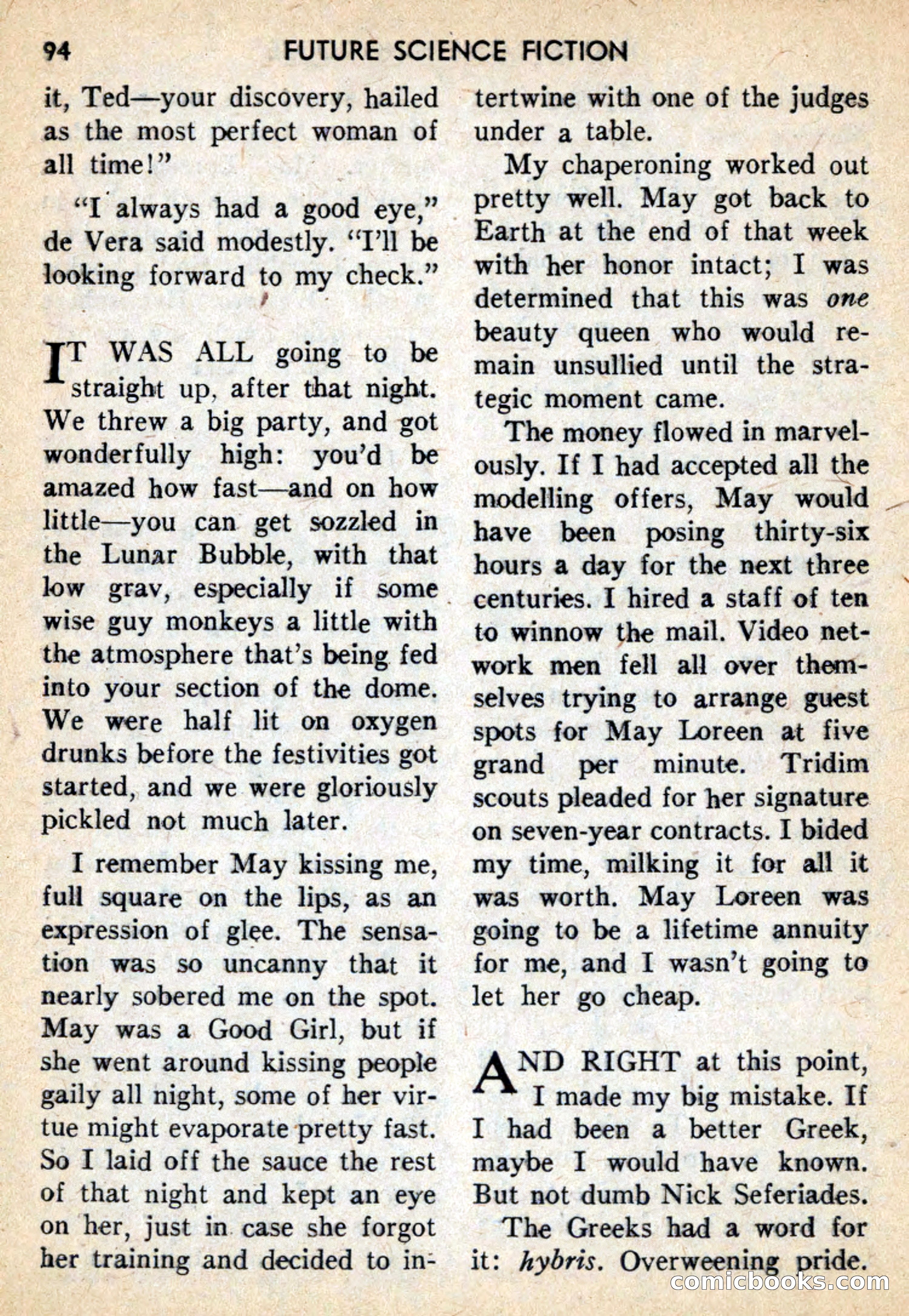 Future Science Fiction, February 1959 — page 94 of 132