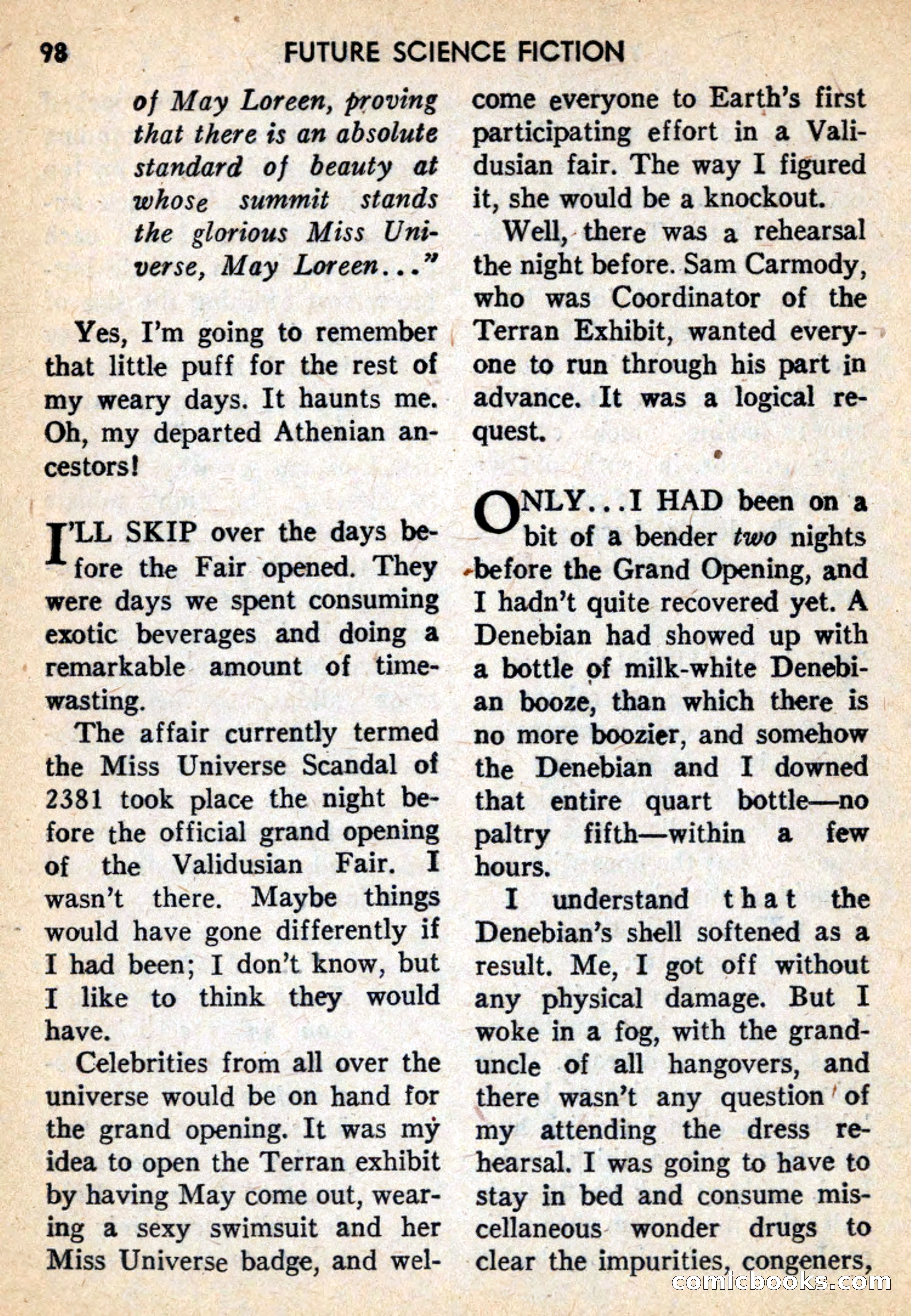 Future Science Fiction, February 1959 — page 98 of 132
