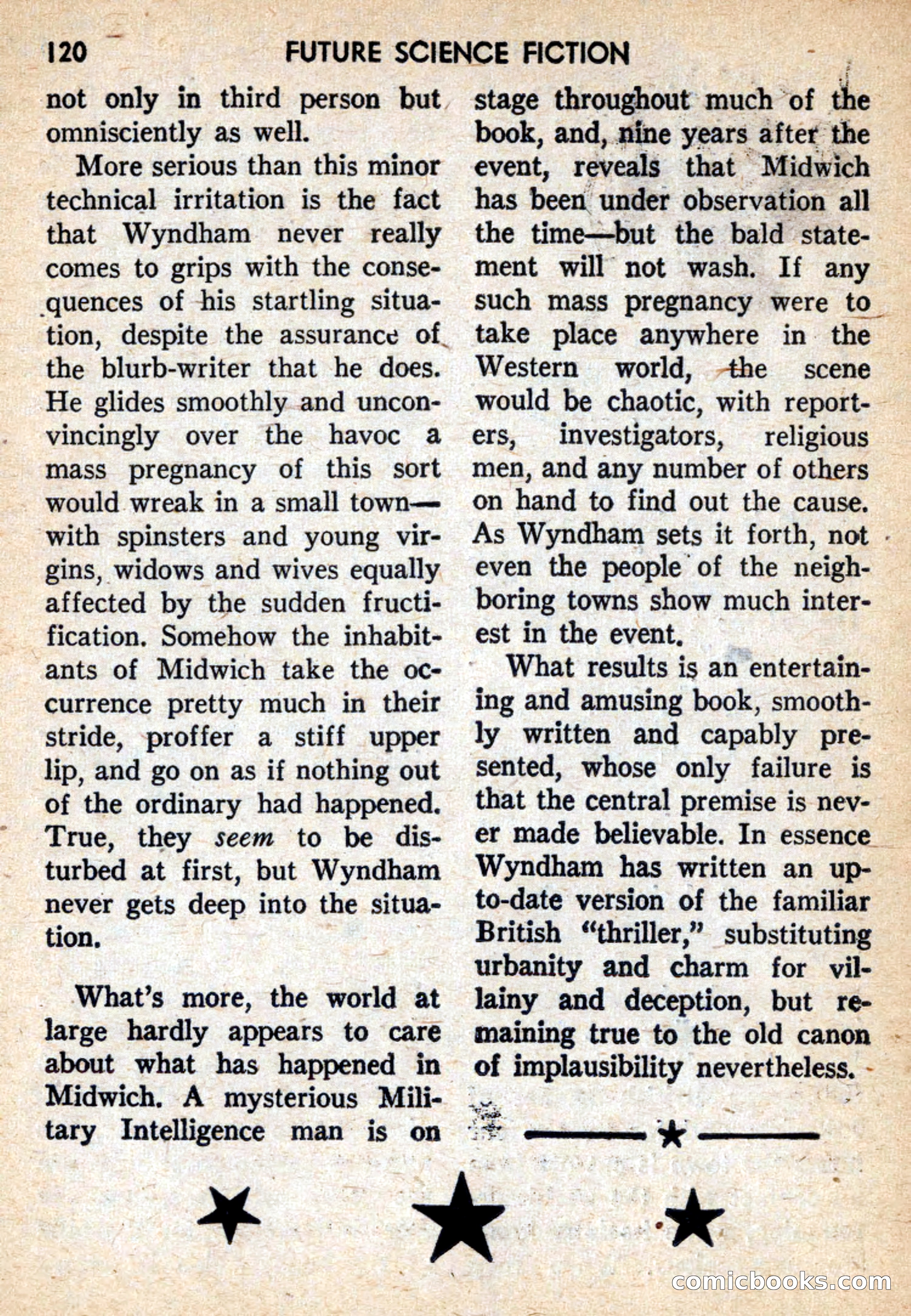 Future Science Fiction, February 1959 — page 120 of 132