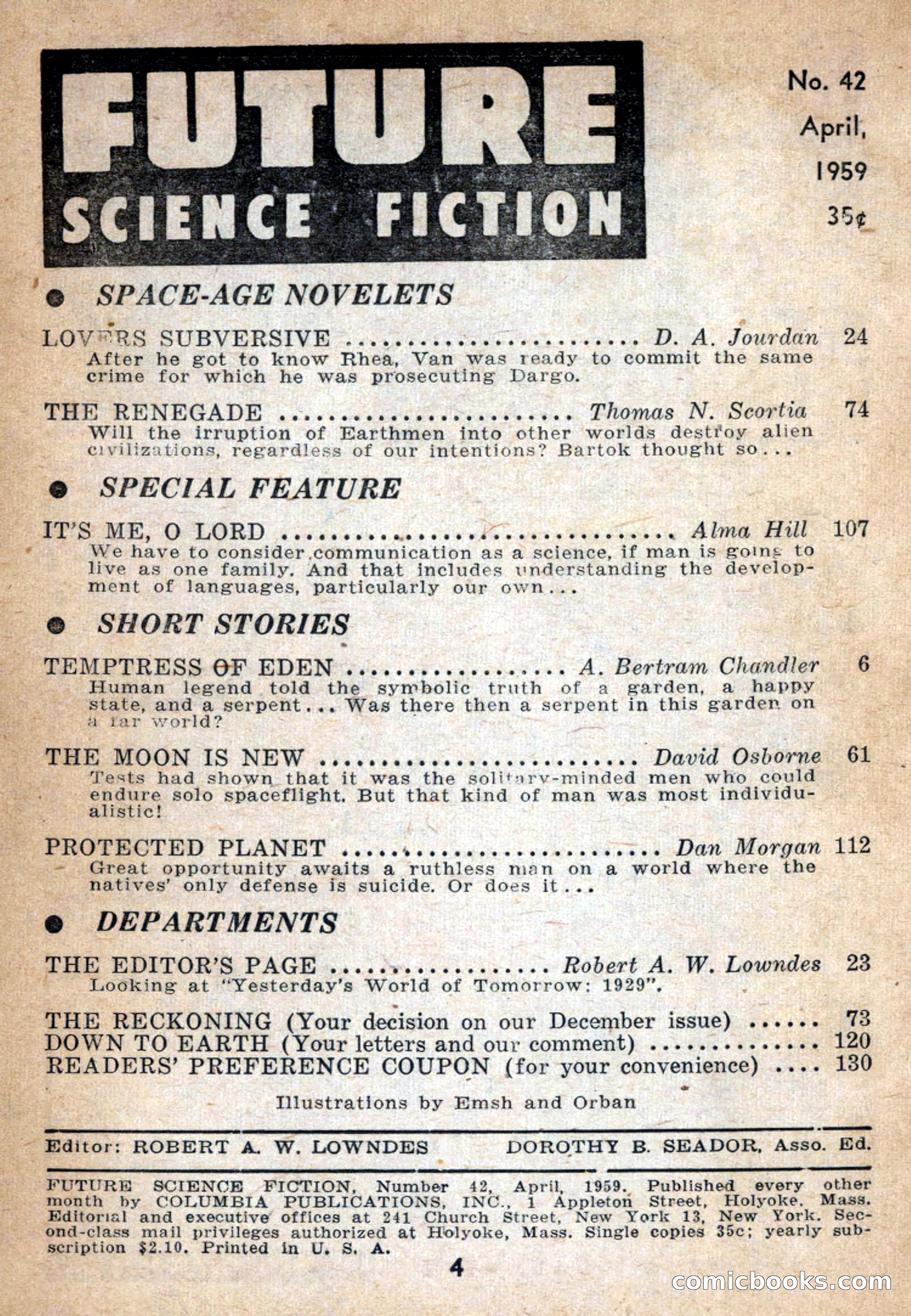 Future Science Fiction #42 — page 4 of 132