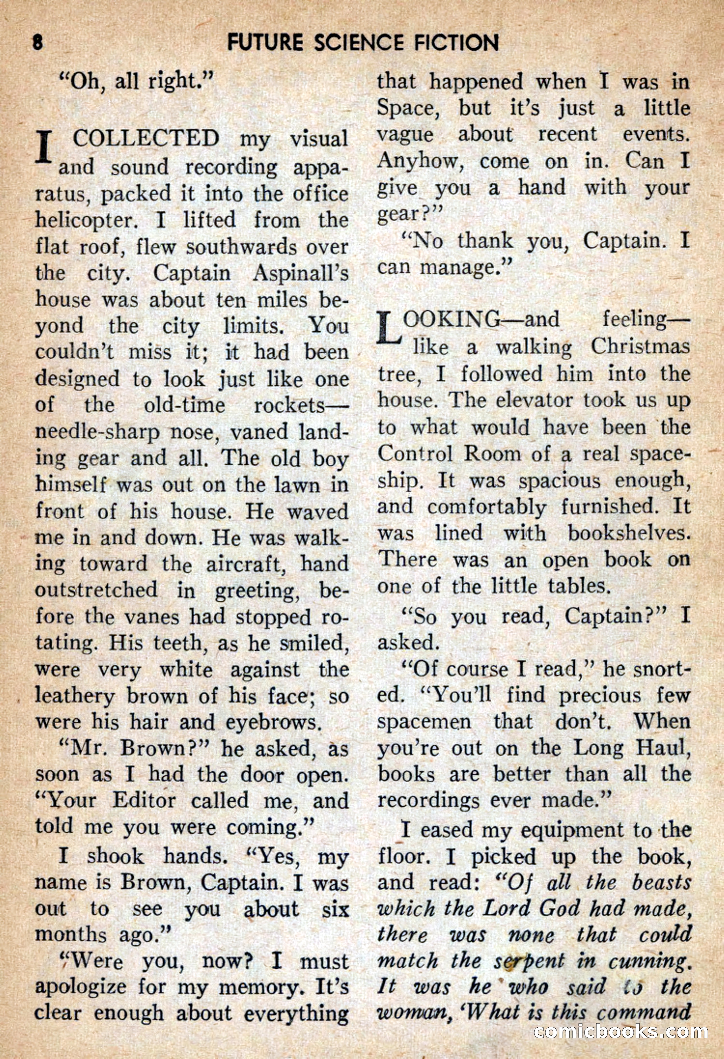 Future Science Fiction #42 — page 8 of 132