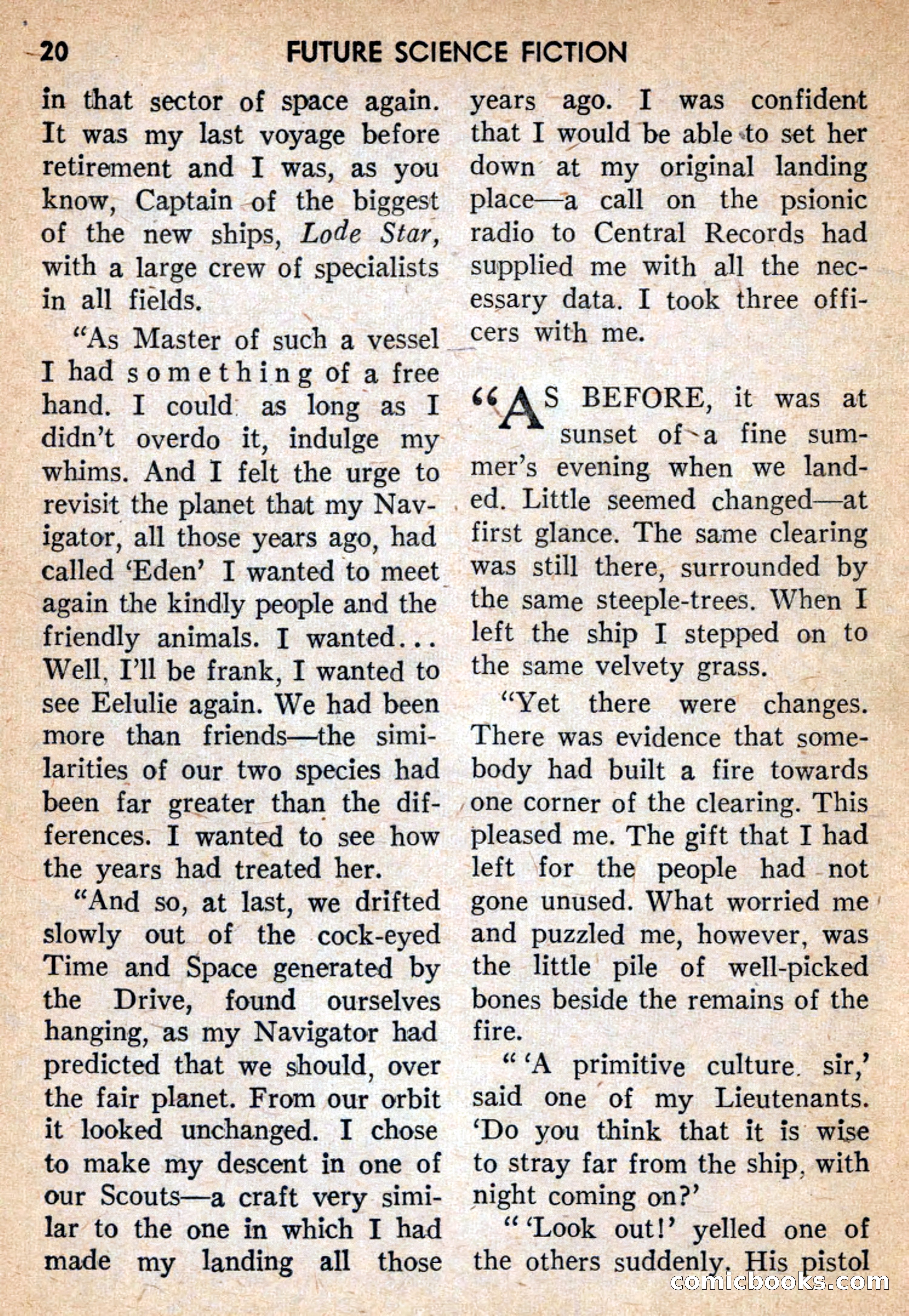 Future Science Fiction #42 — page 20 of 132