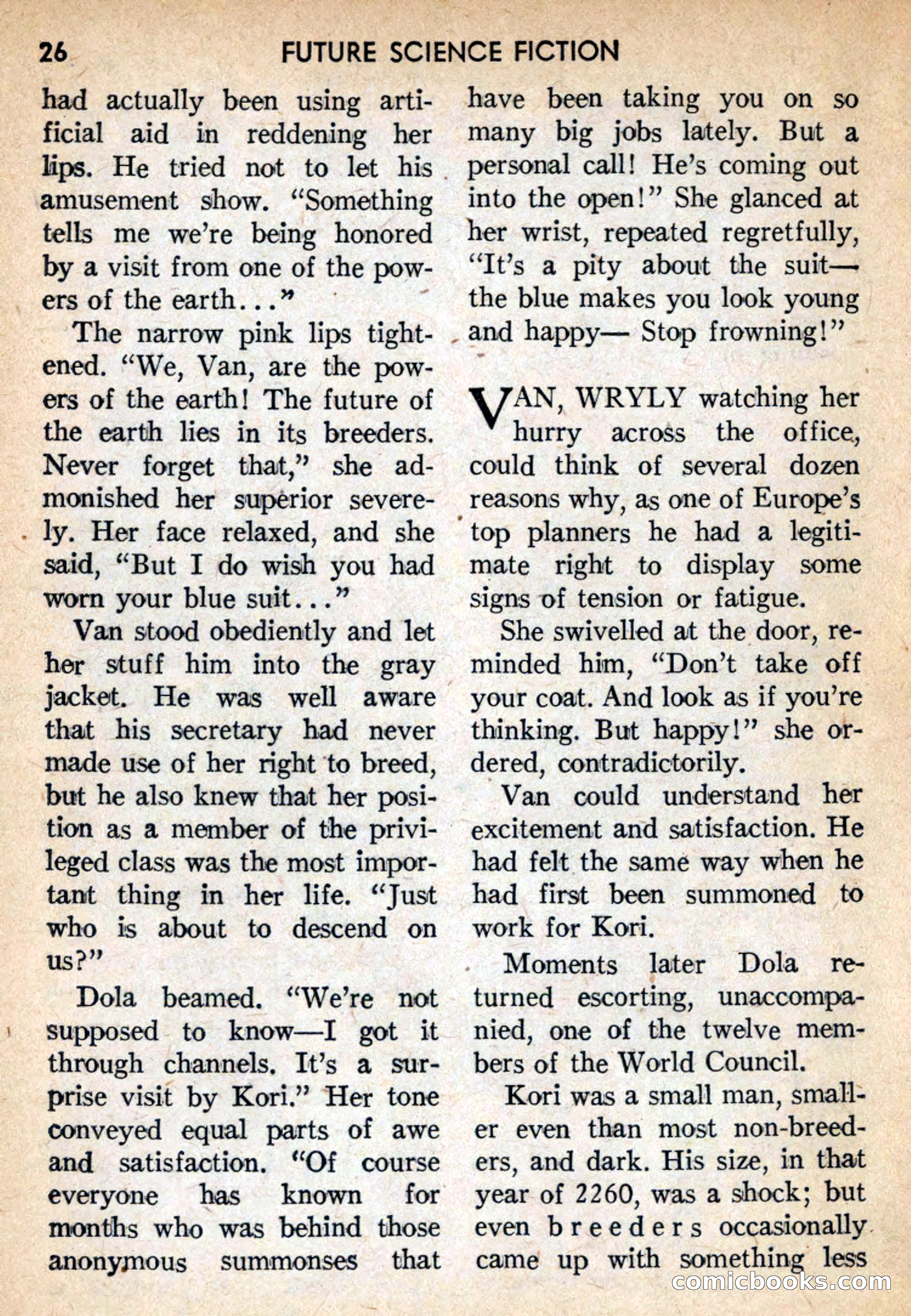 Future Science Fiction #42 — page 26 of 132
