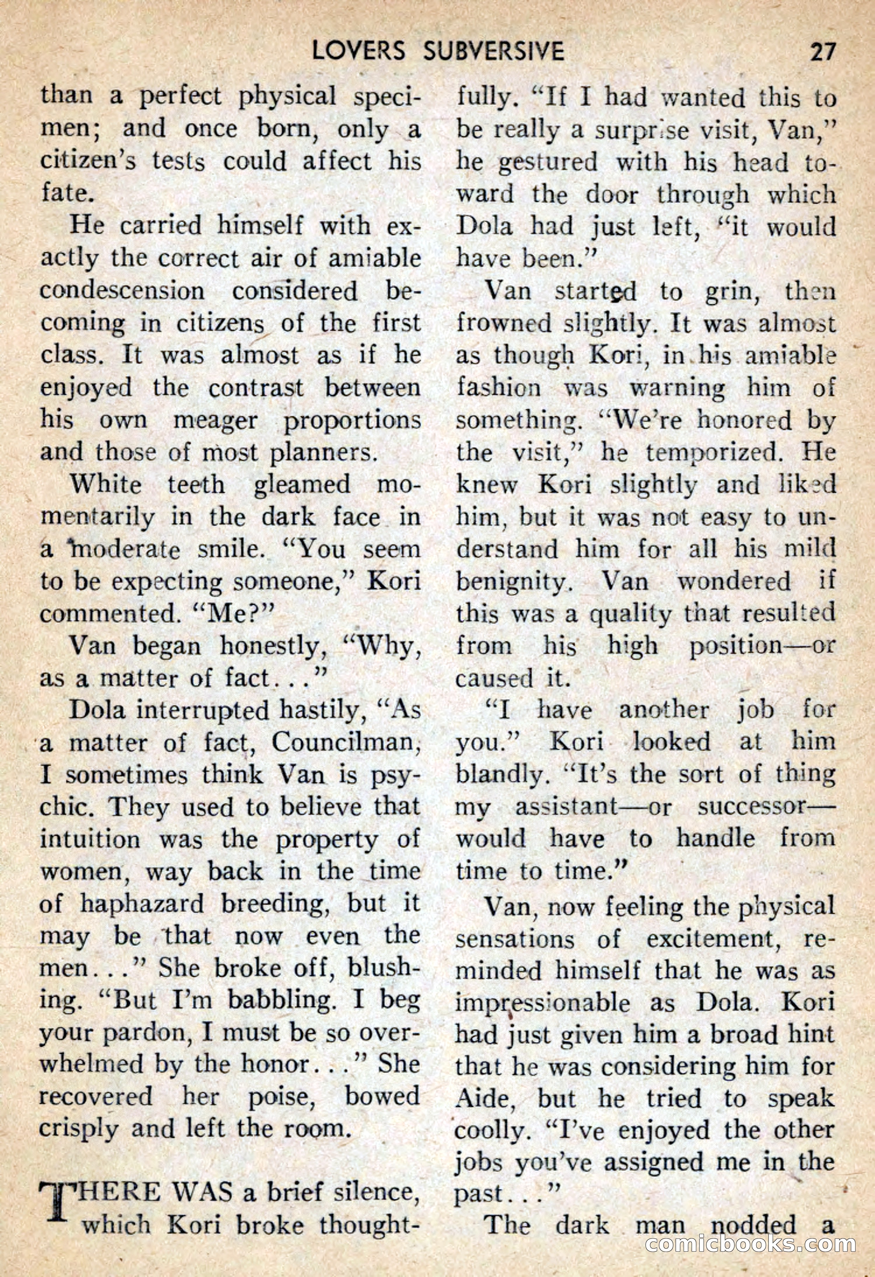 Future Science Fiction #42 — page 27 of 132