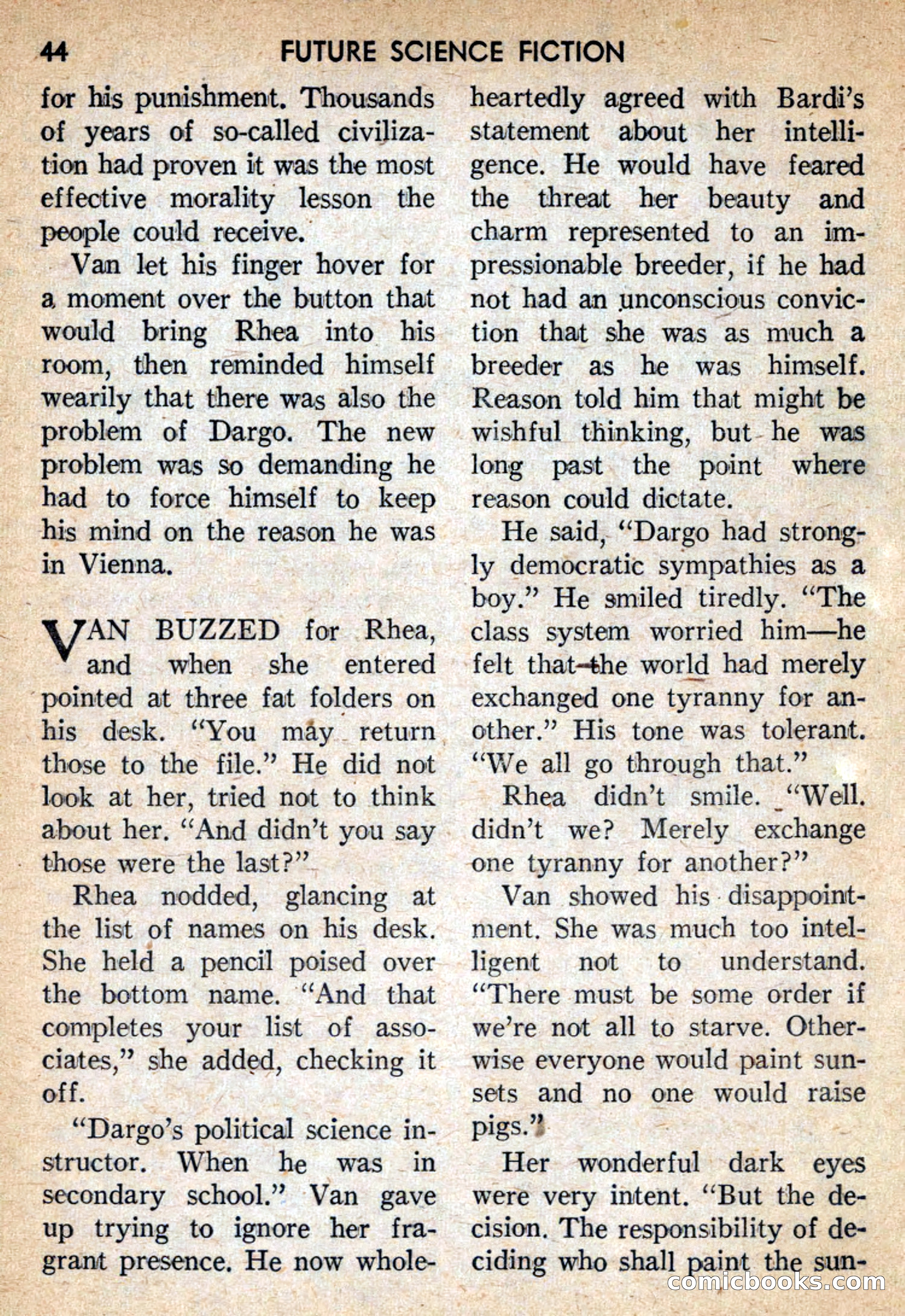 Future Science Fiction #42 — page 44 of 132