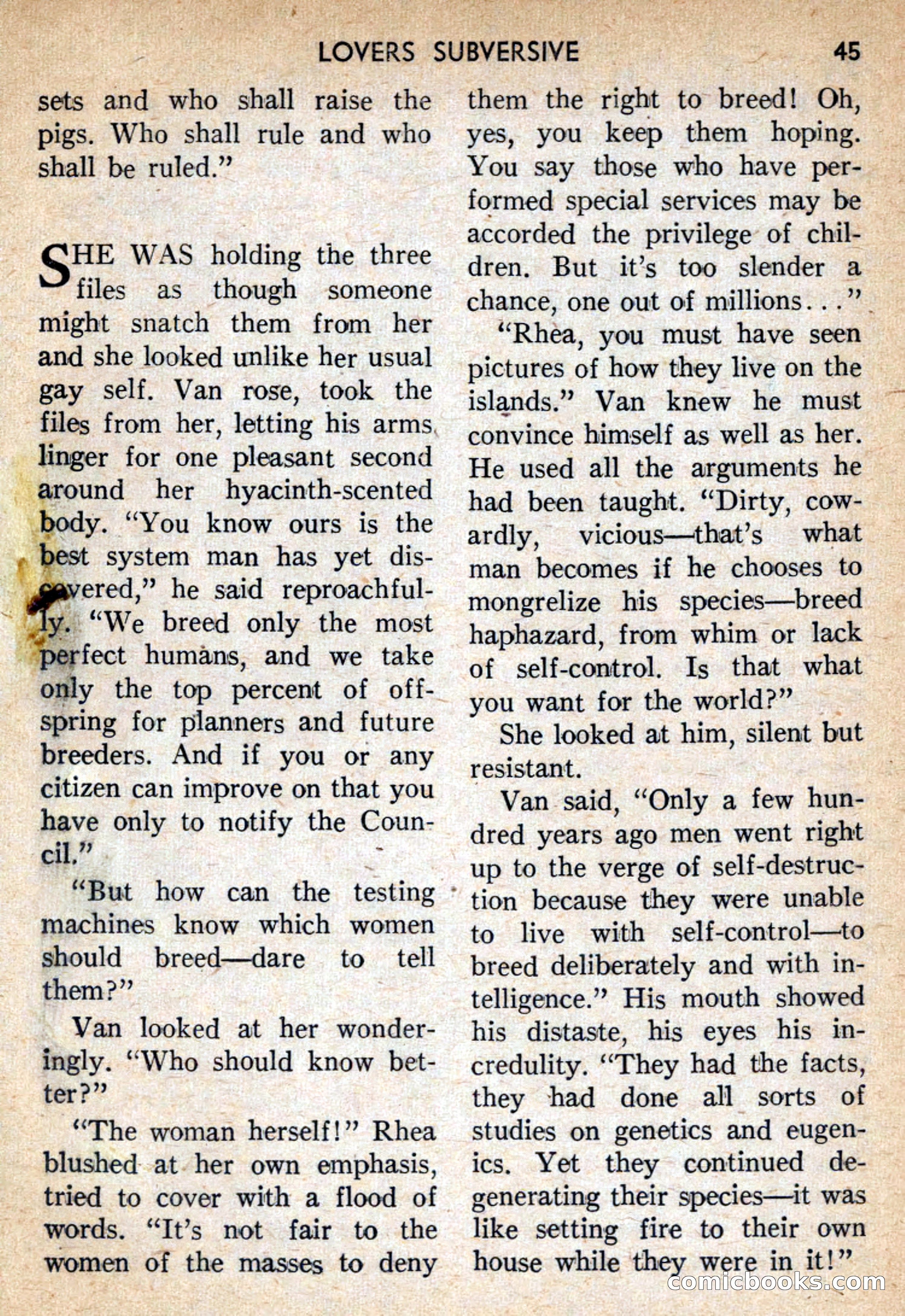 Future Science Fiction #42 — page 45 of 132