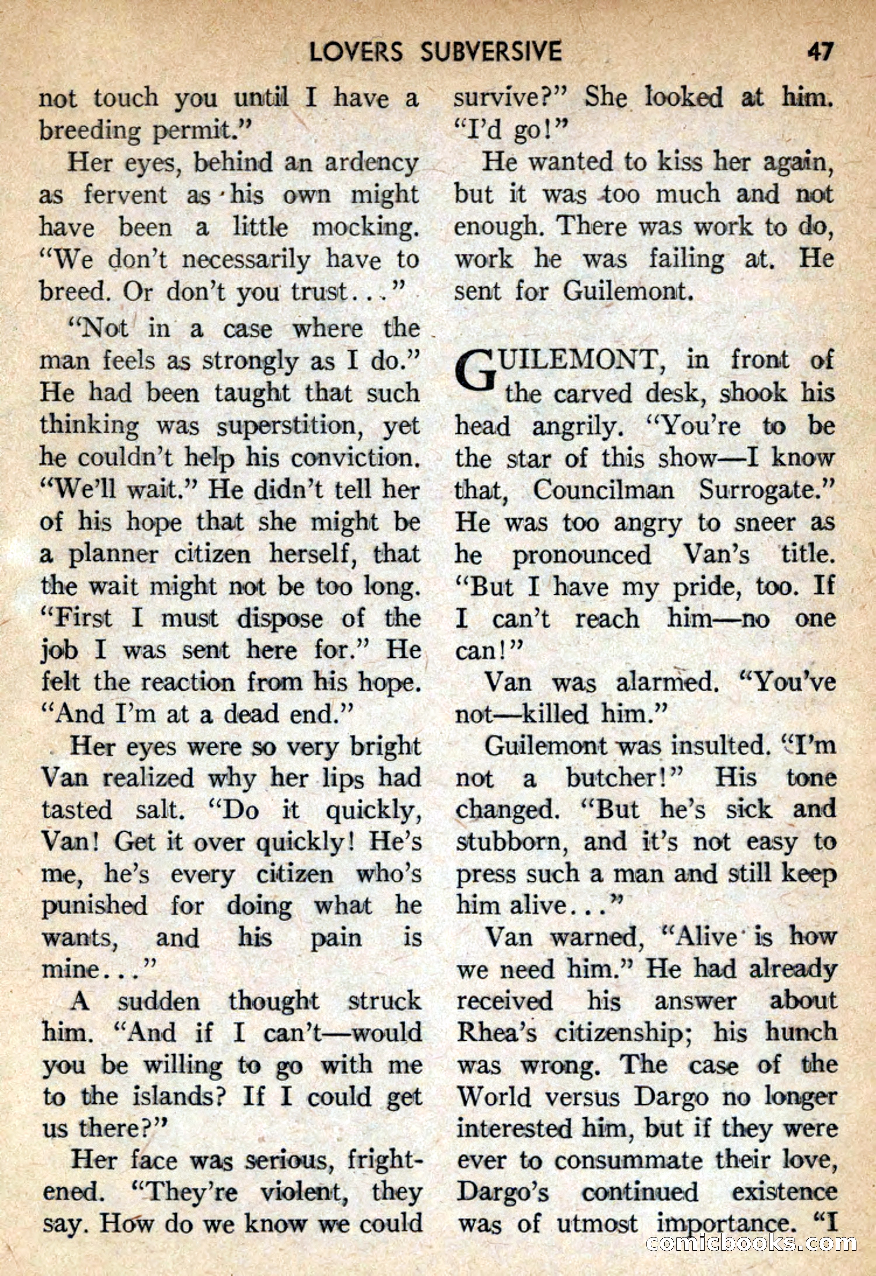 Future Science Fiction #42 — page 47 of 132