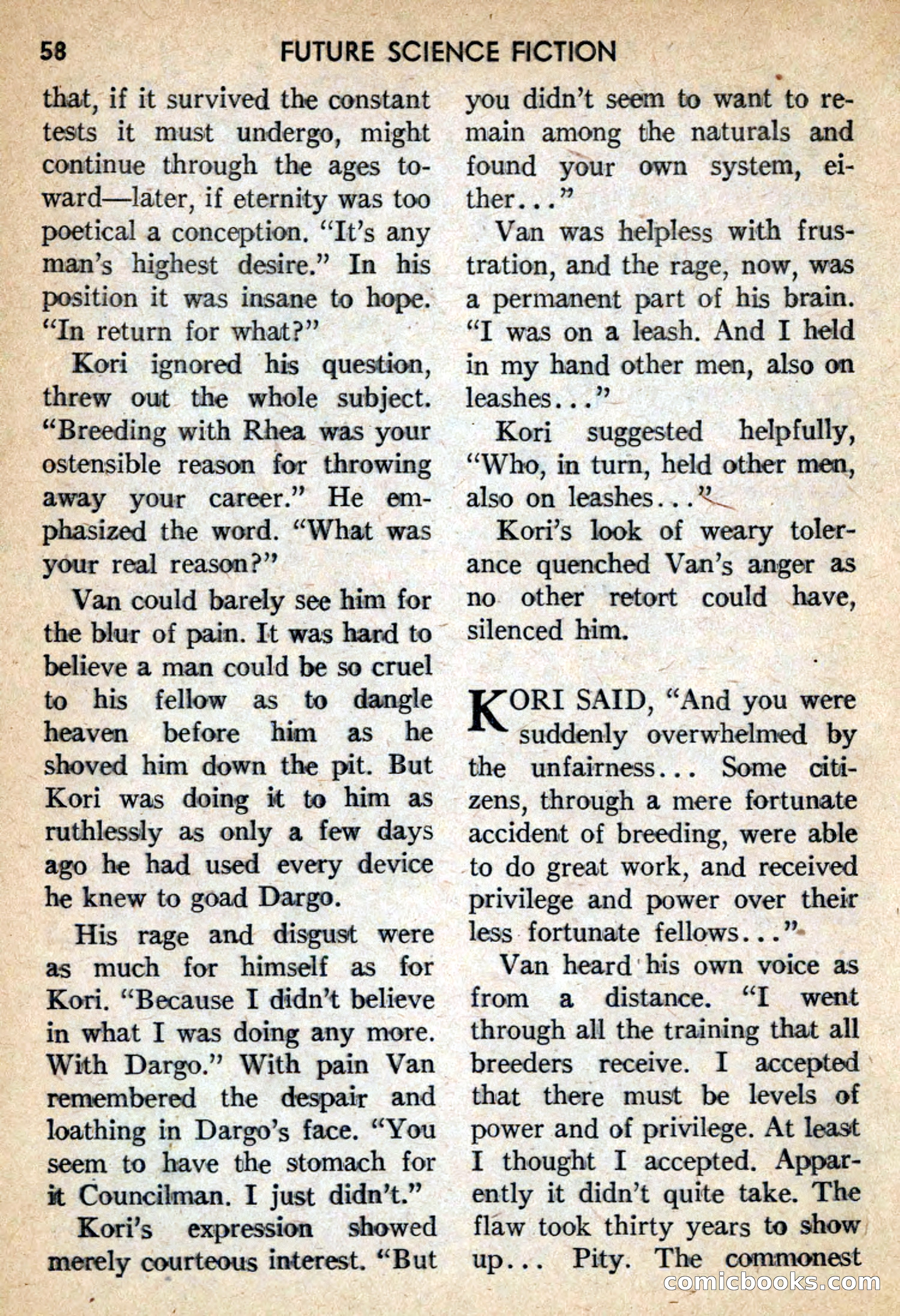 Future Science Fiction #42 — page 58 of 132