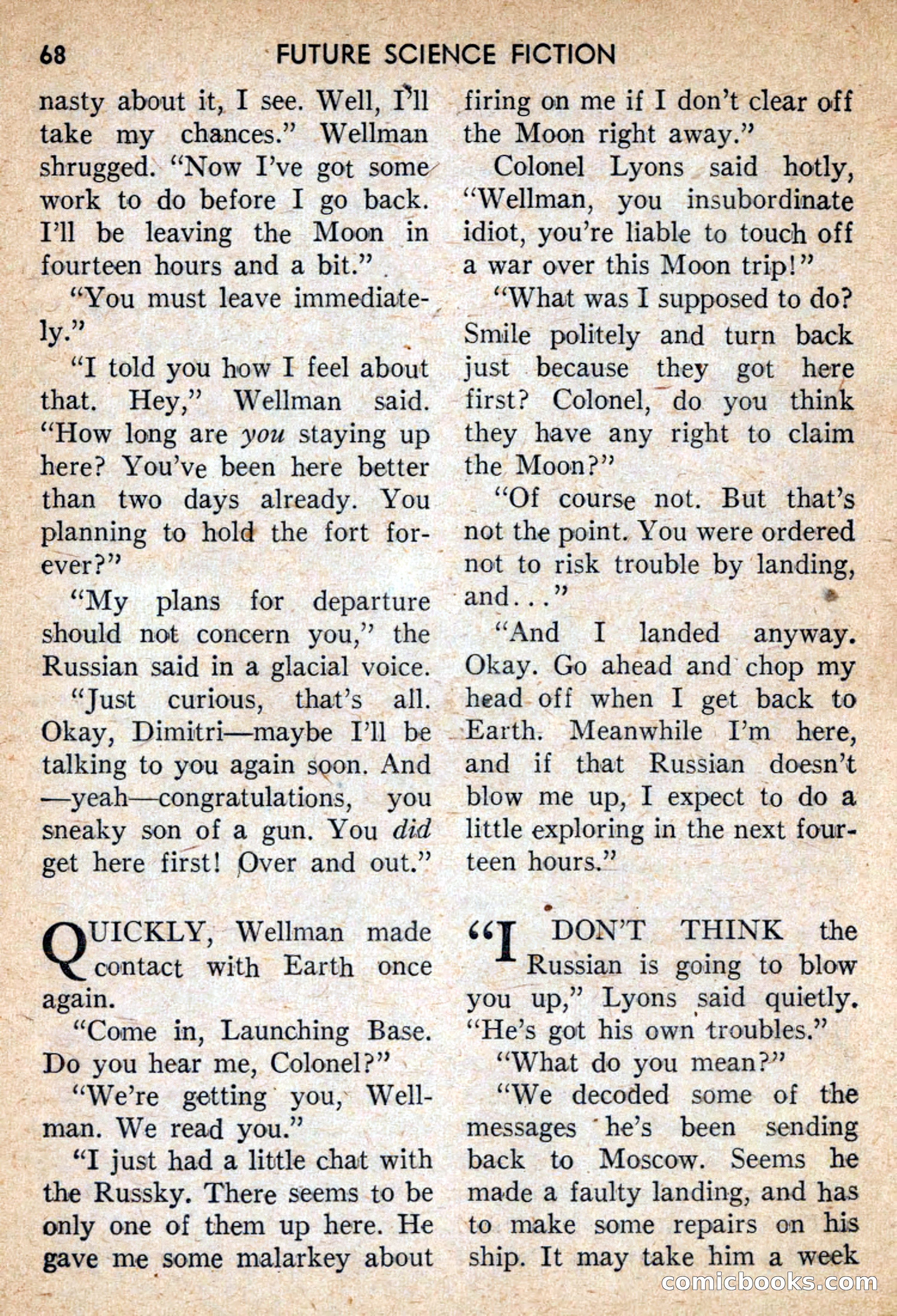 Future Science Fiction #42 — page 68 of 132