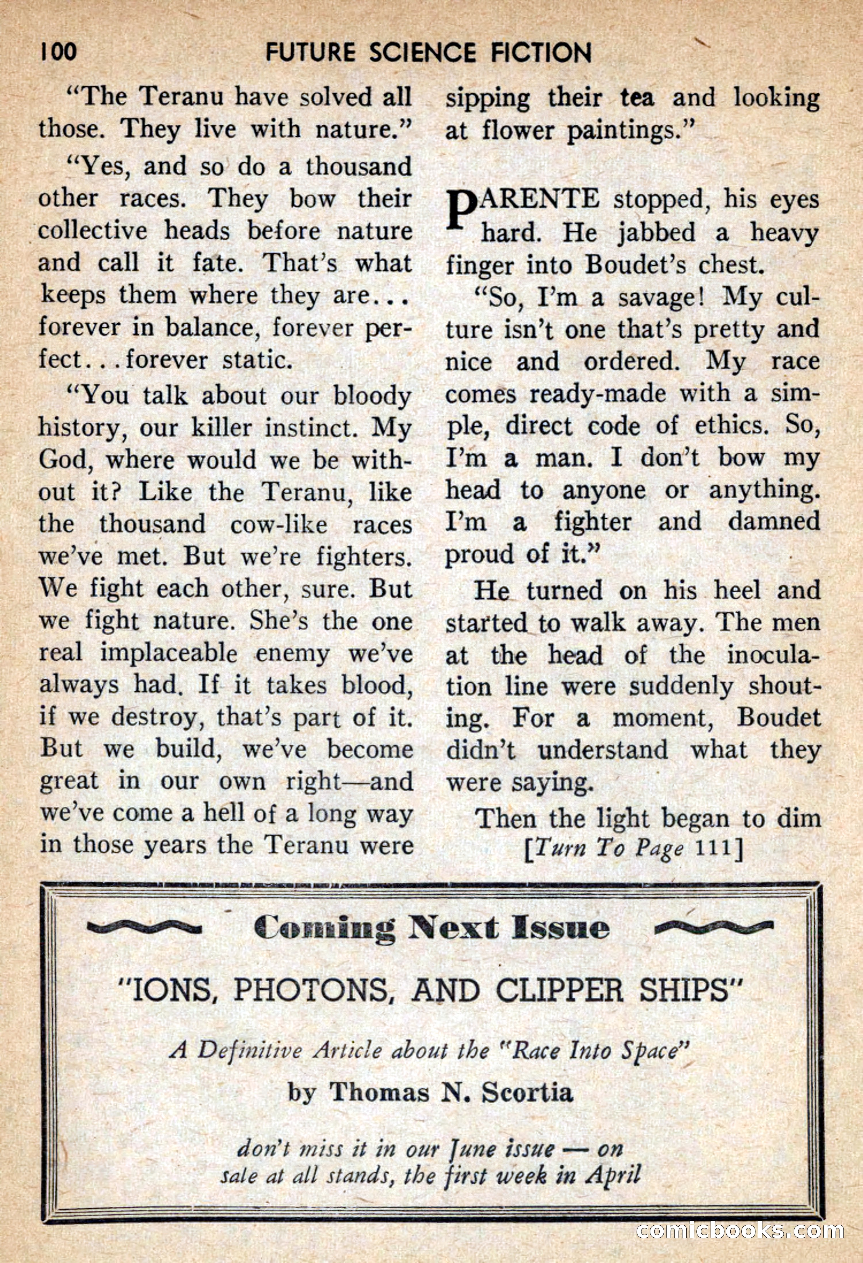 Future Science Fiction #42 — page 100 of 132