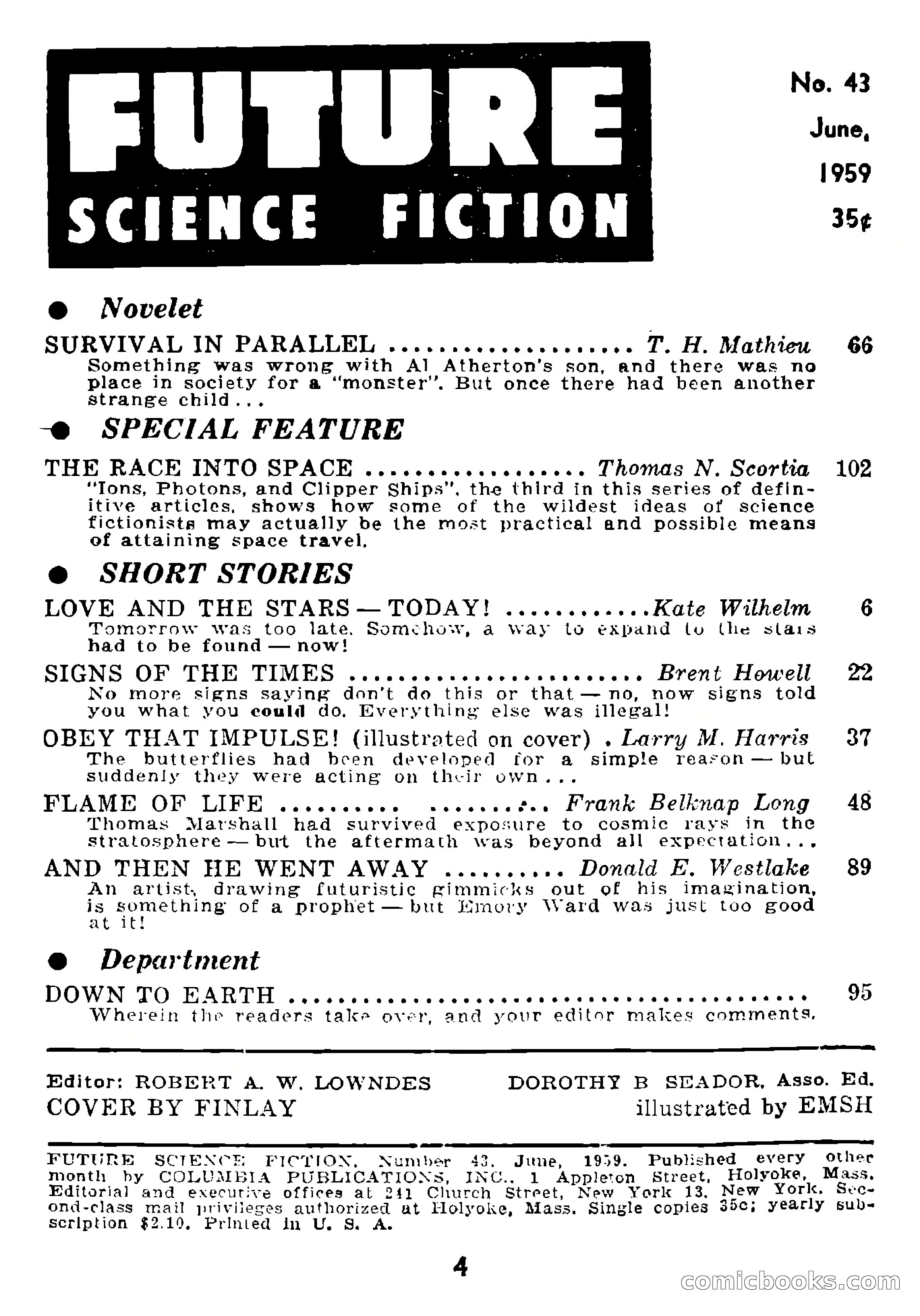 Future Science Fiction #43 — page 4 of 133