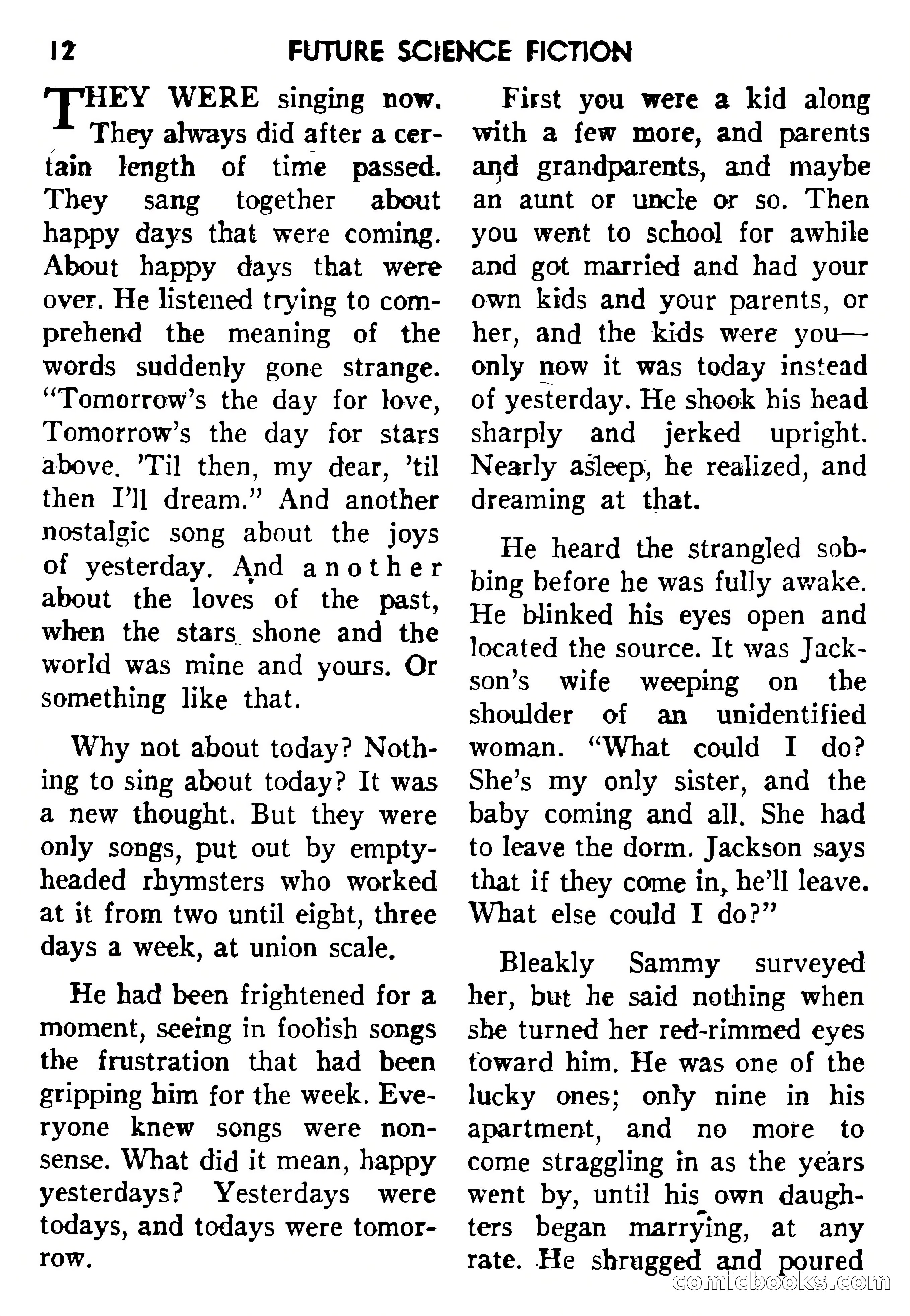 Future Science Fiction #43 — page 12 of 133
