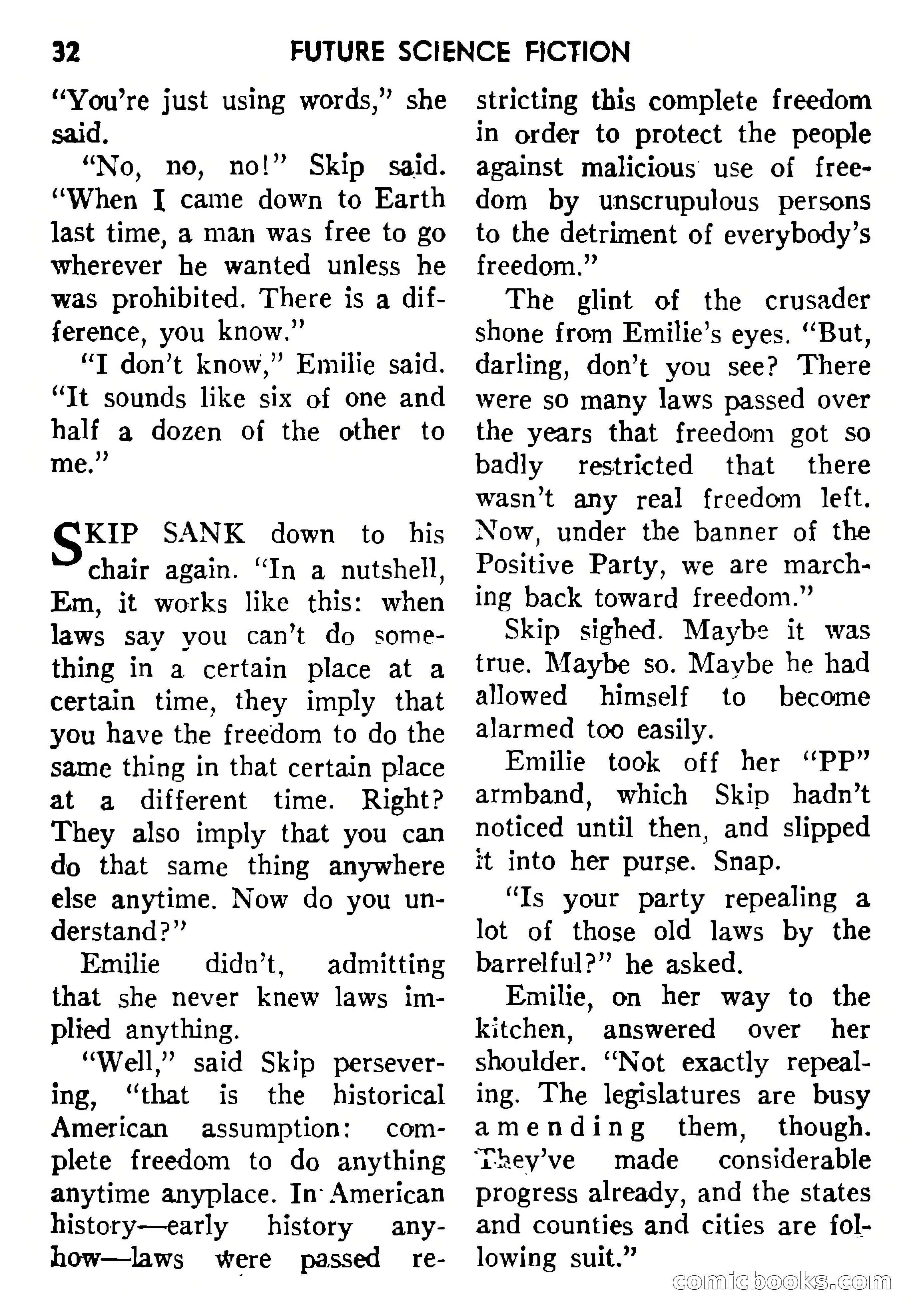 Future Science Fiction #43 — page 32 of 133