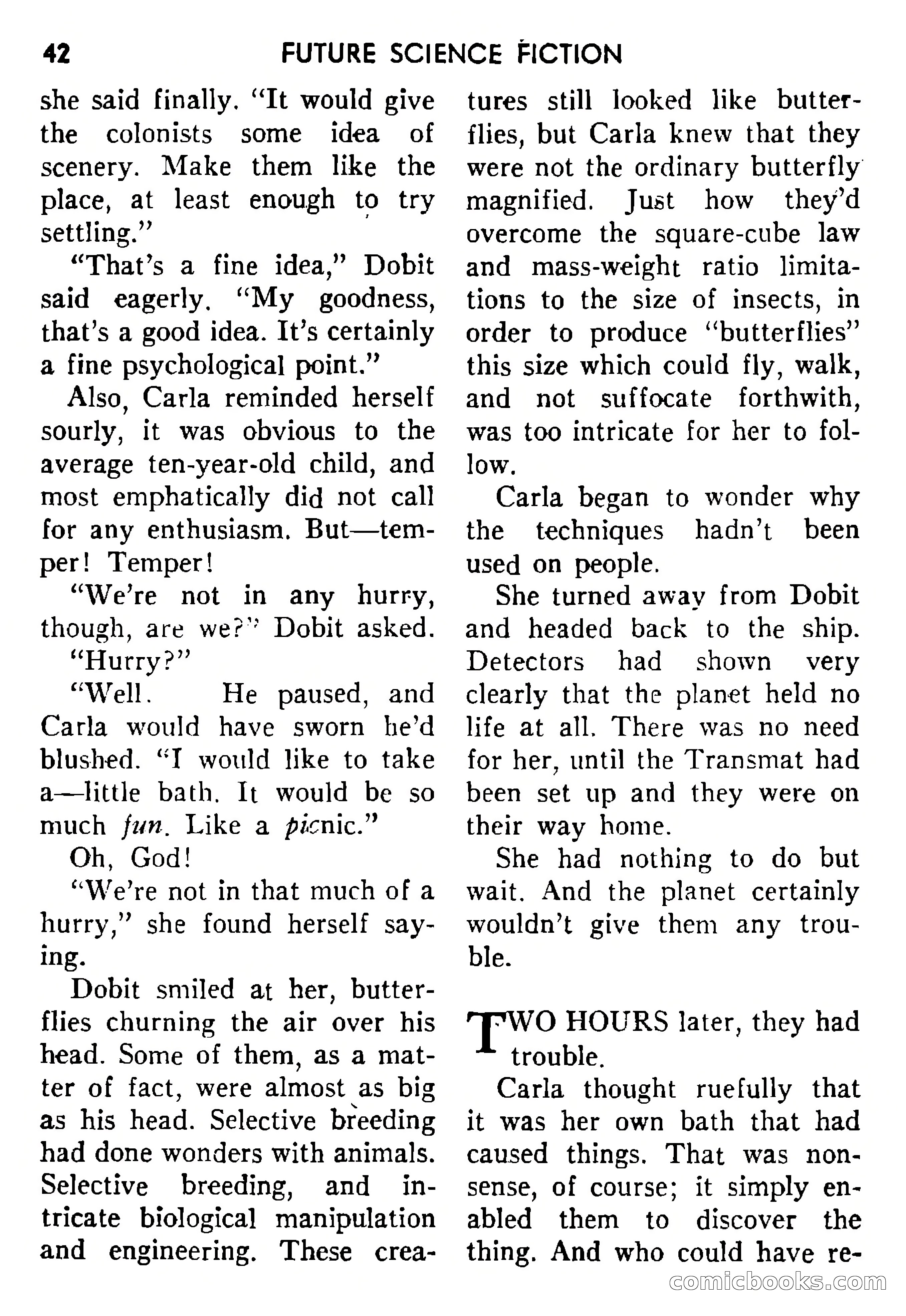 Future Science Fiction #43 — page 42 of 133