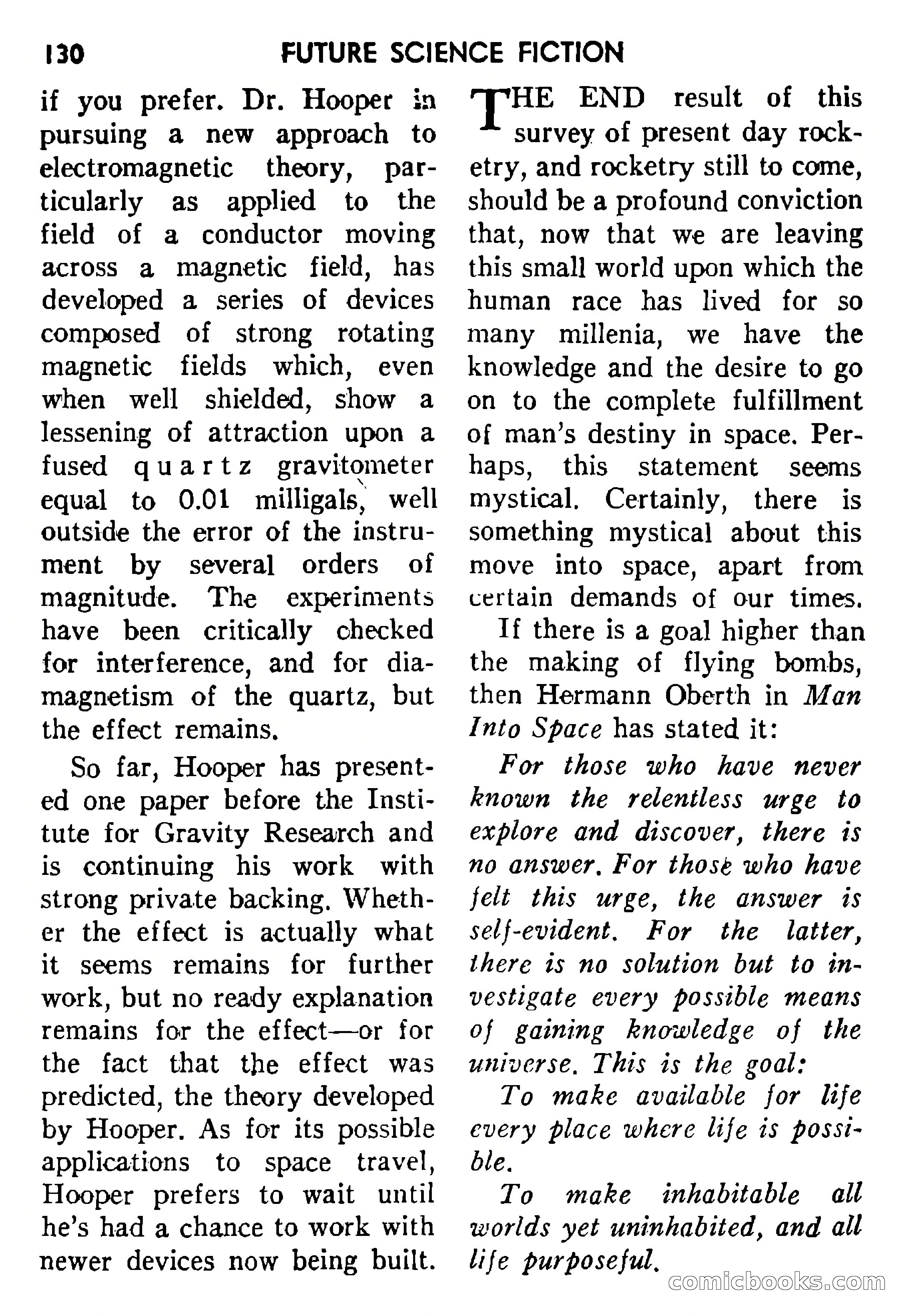 Future Science Fiction #43 — page 130 of 133