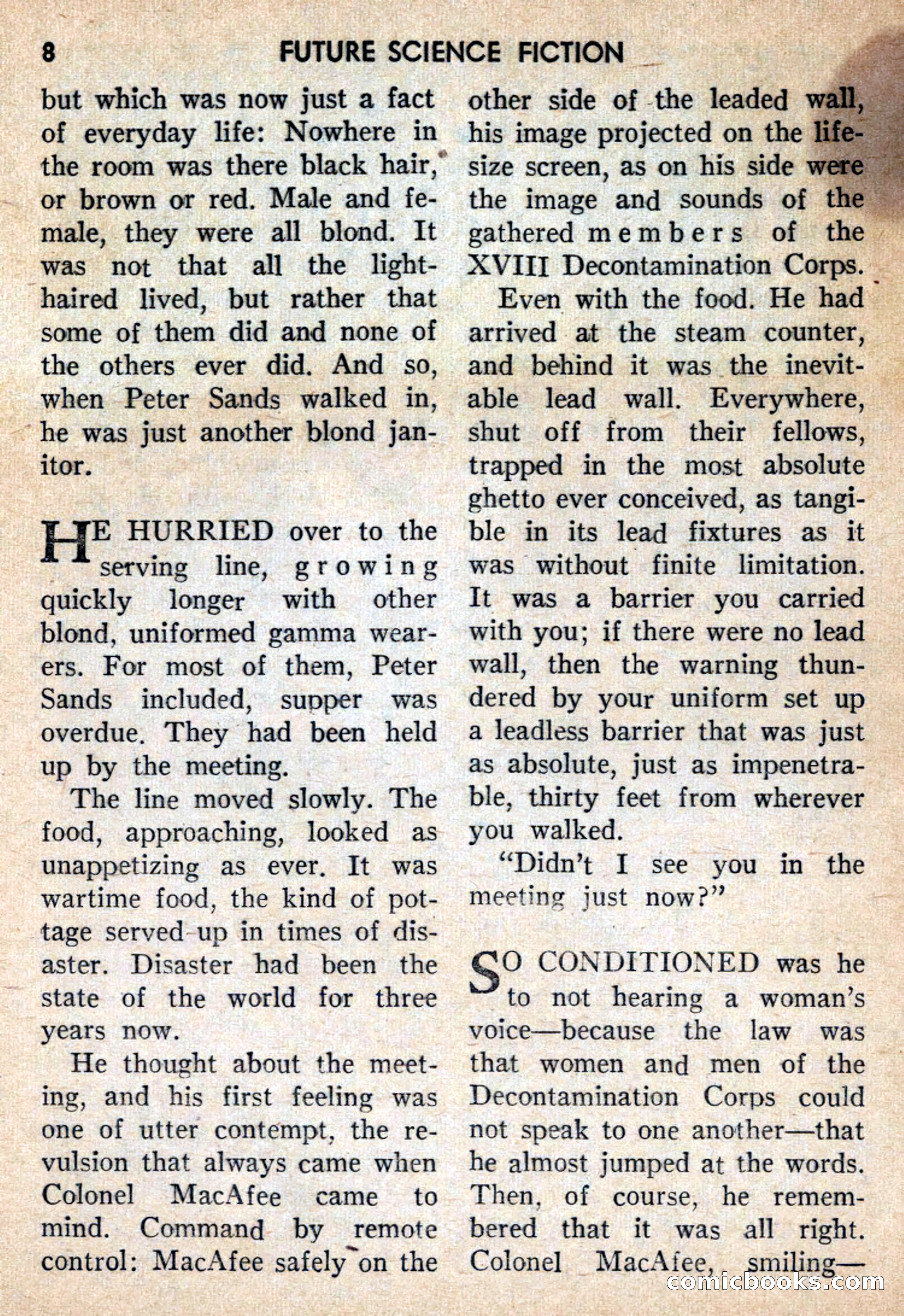 Future Science Fiction, October 1959 — page 8 of 132