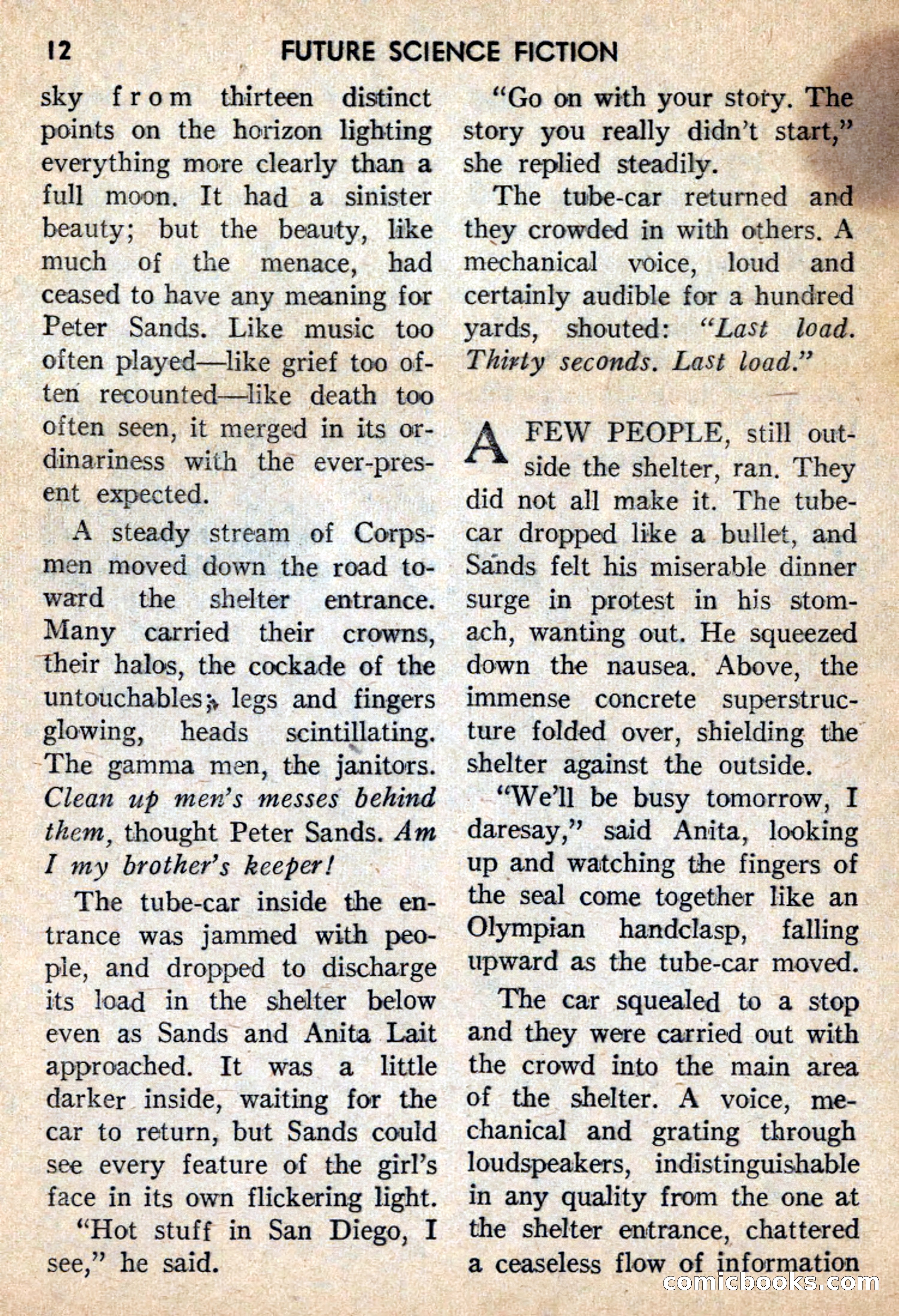 Future Science Fiction, October 1959 — page 12 of 132