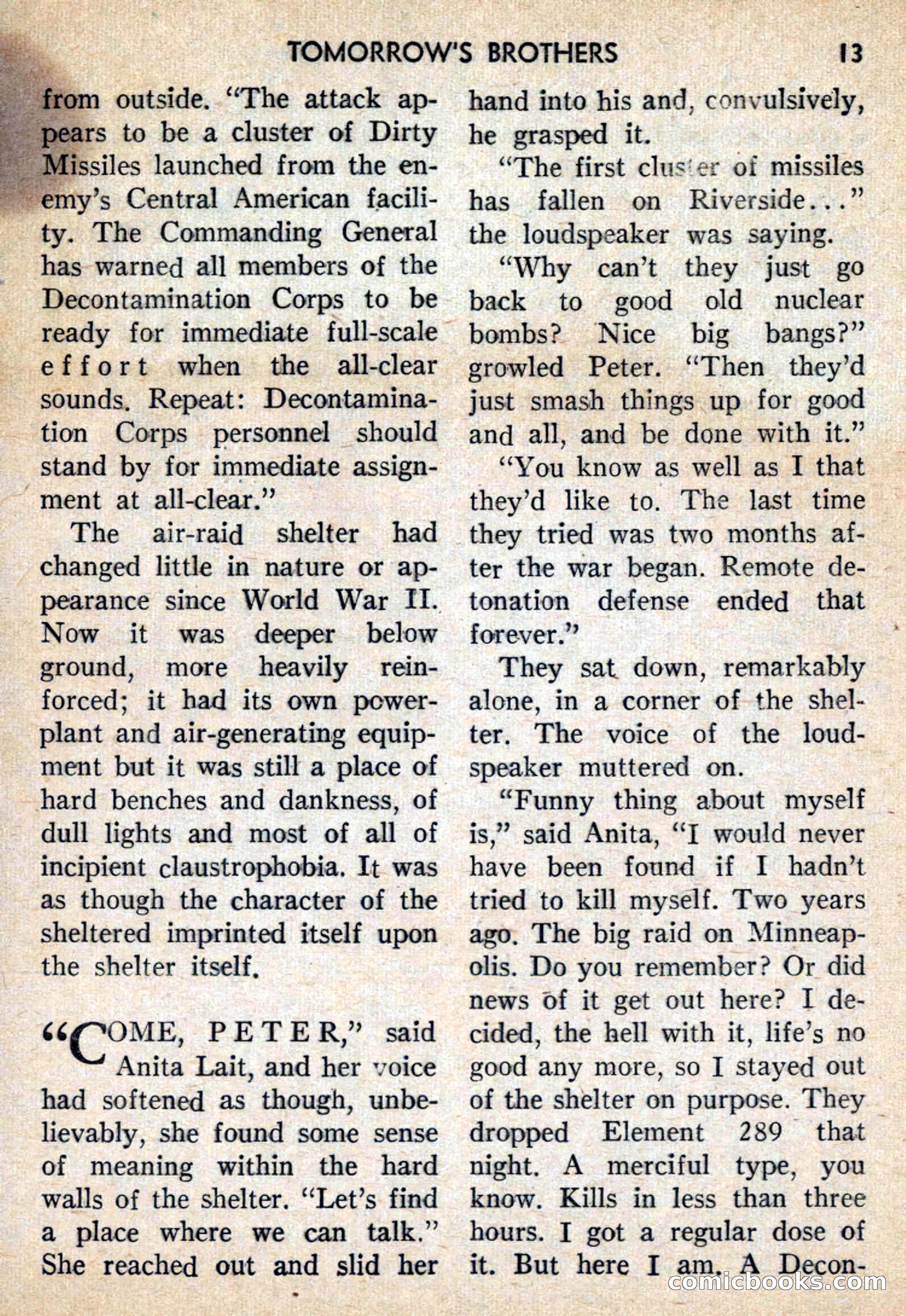 Future Science Fiction, October 1959 — page 13 of 132