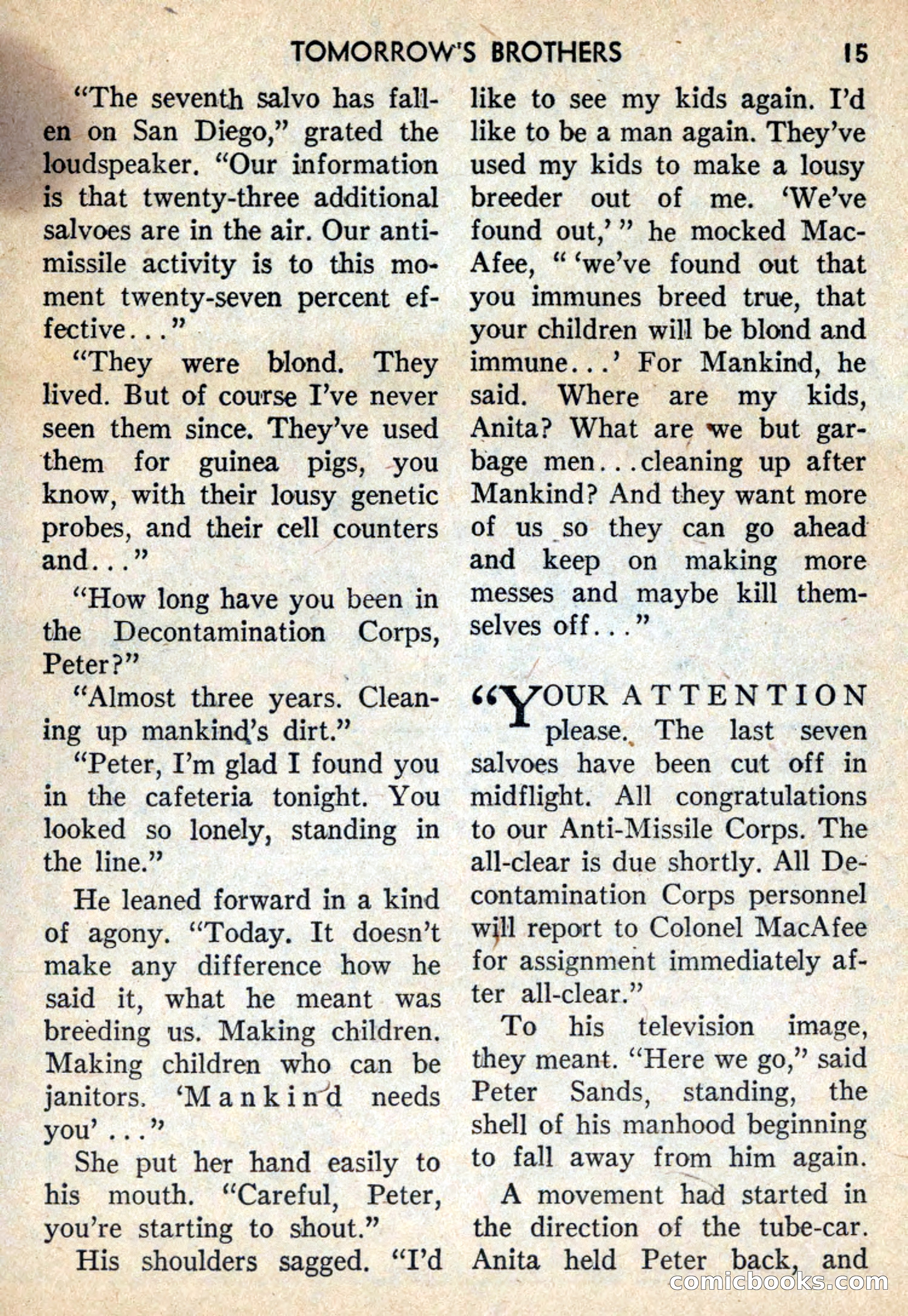 Future Science Fiction, October 1959 — page 15 of 132