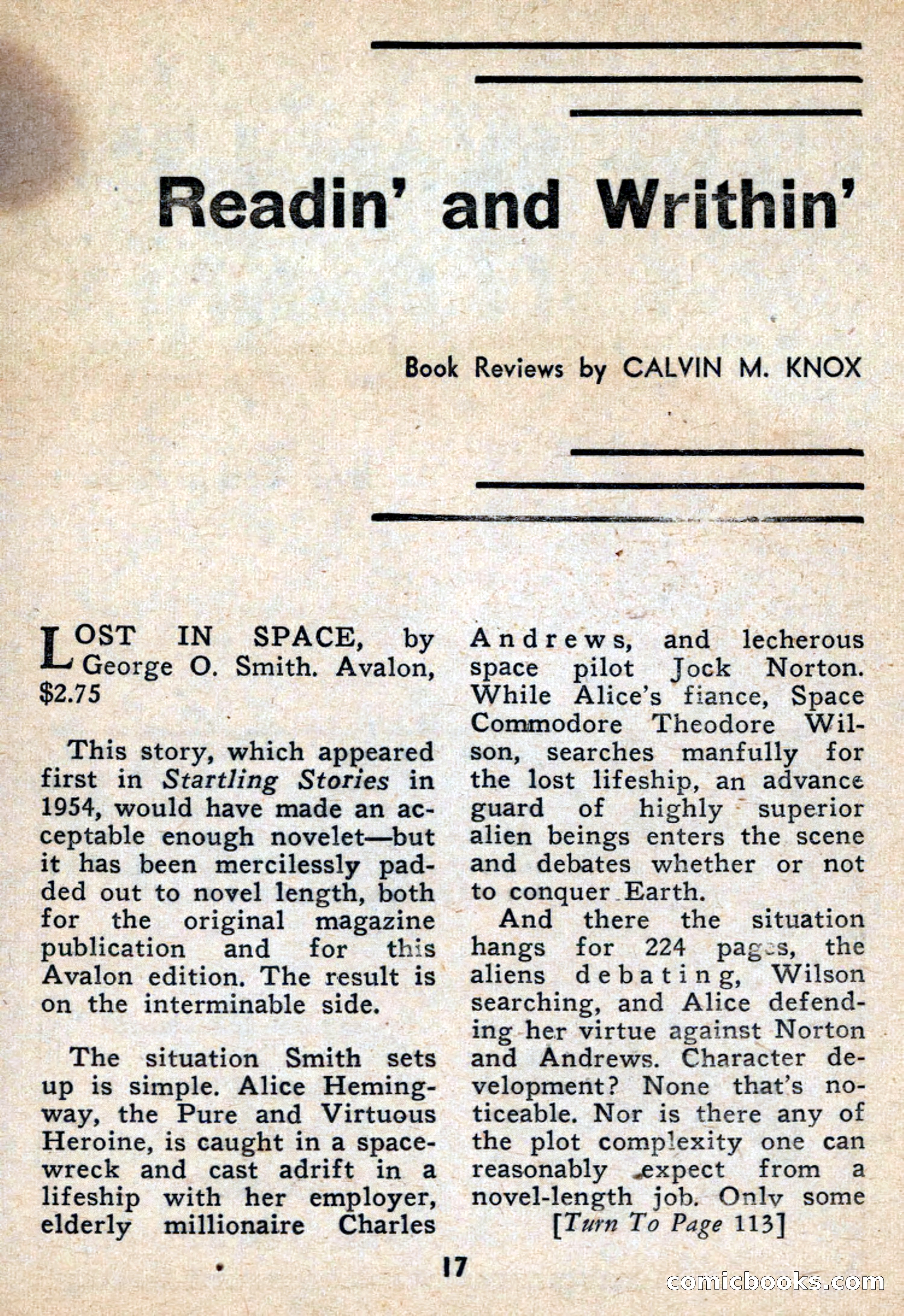 Future Science Fiction, October 1959 — page 17 of 132