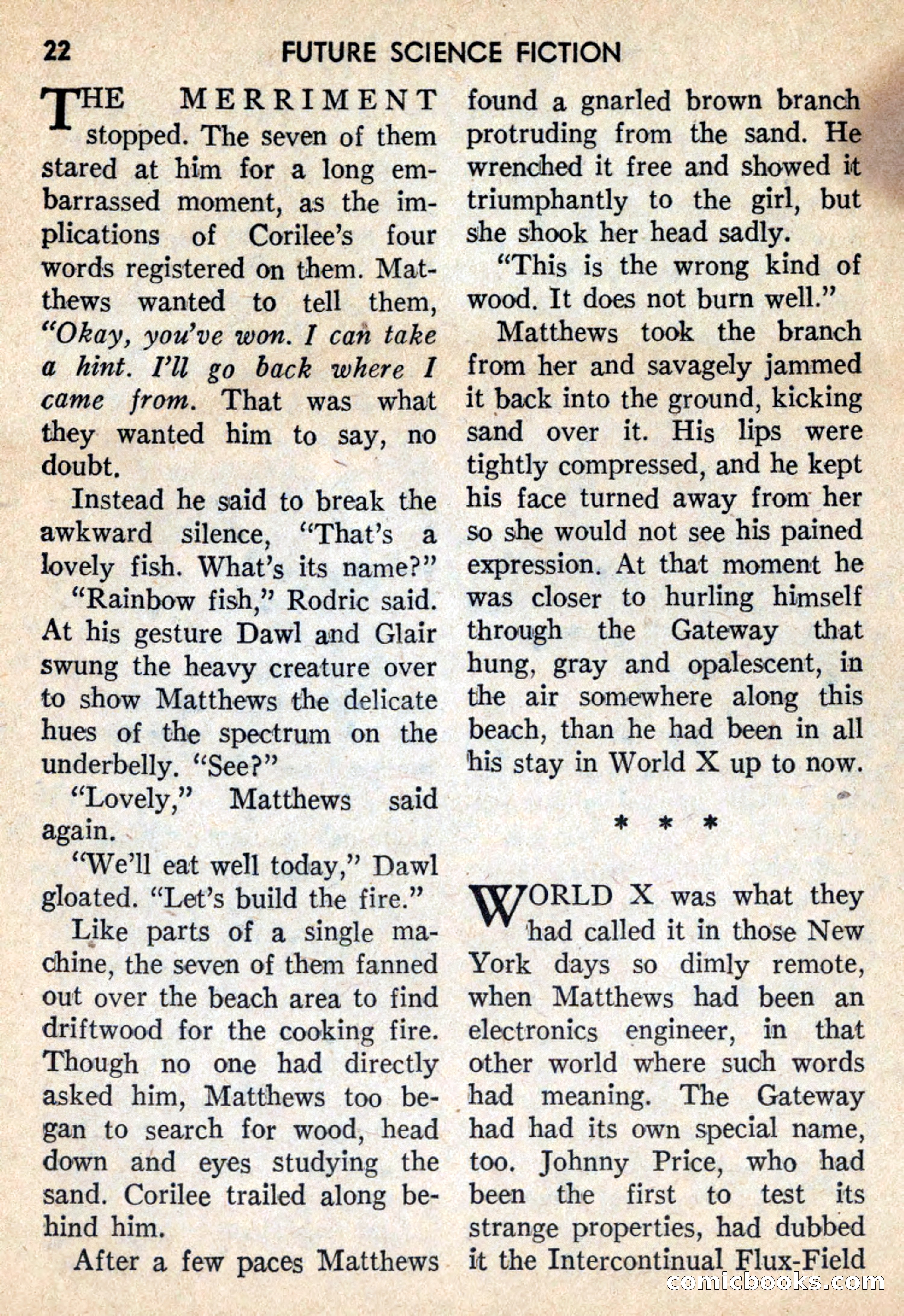 Future Science Fiction, October 1959 — page 22 of 132