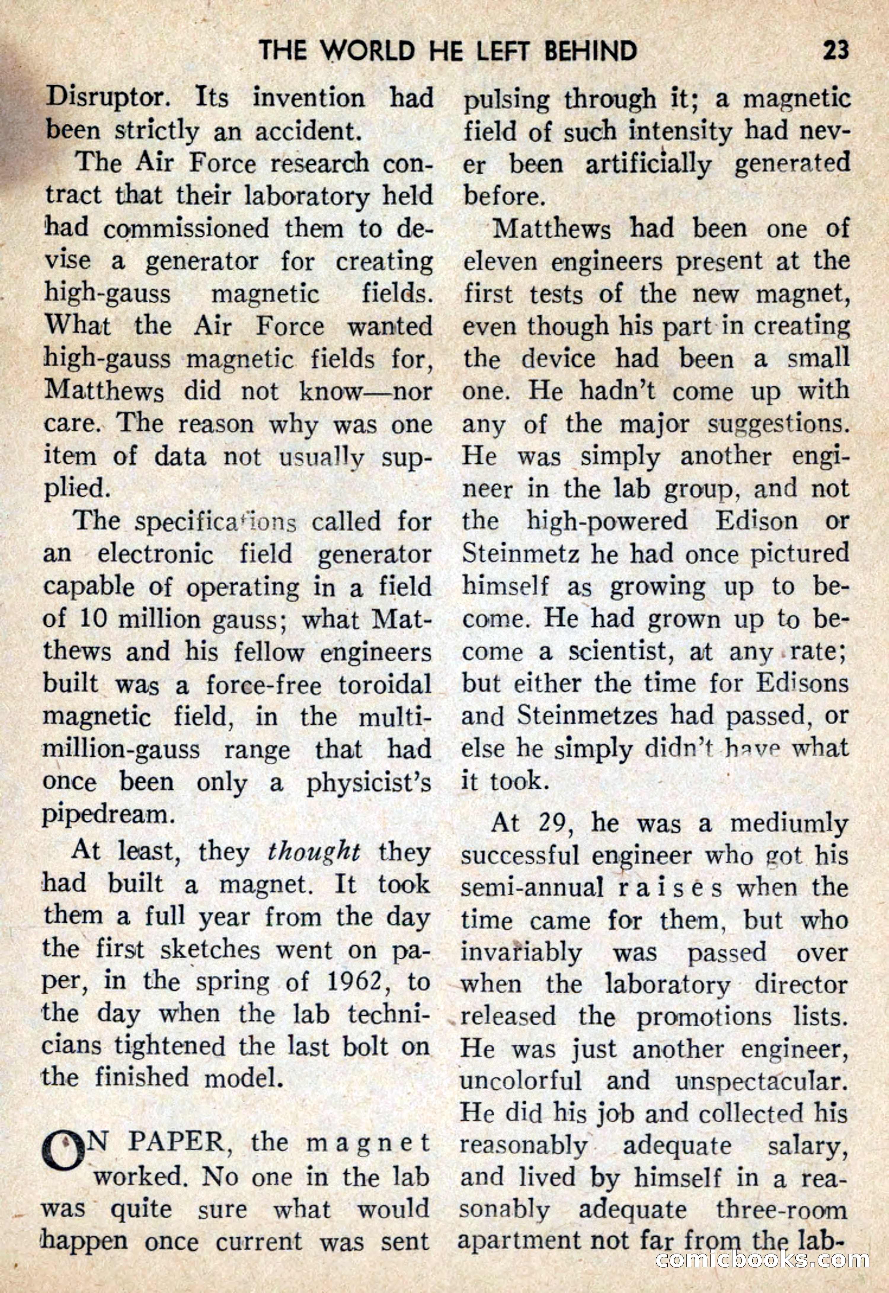Future Science Fiction, October 1959 — page 23 of 132