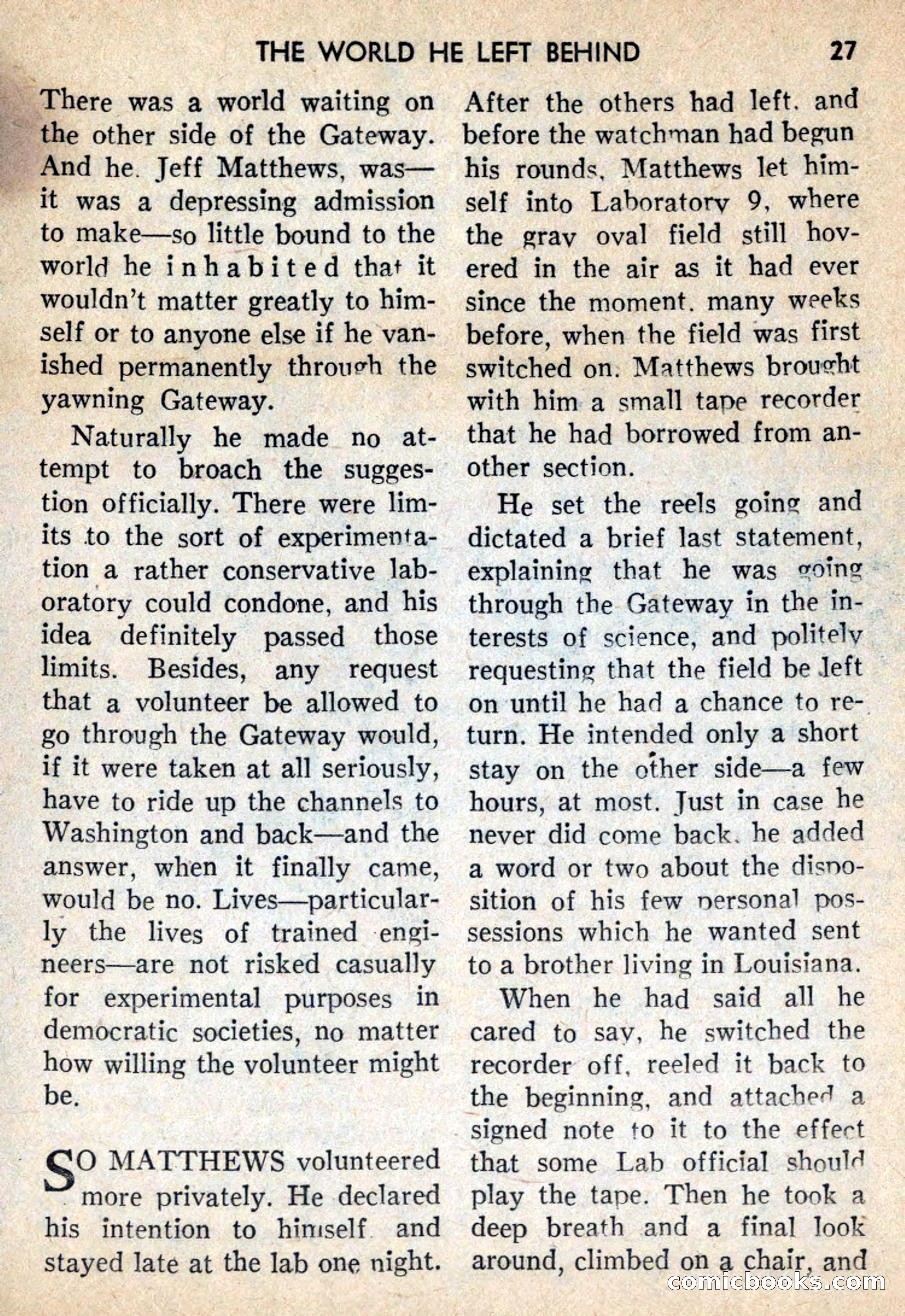Future Science Fiction, October 1959 — page 27 of 132