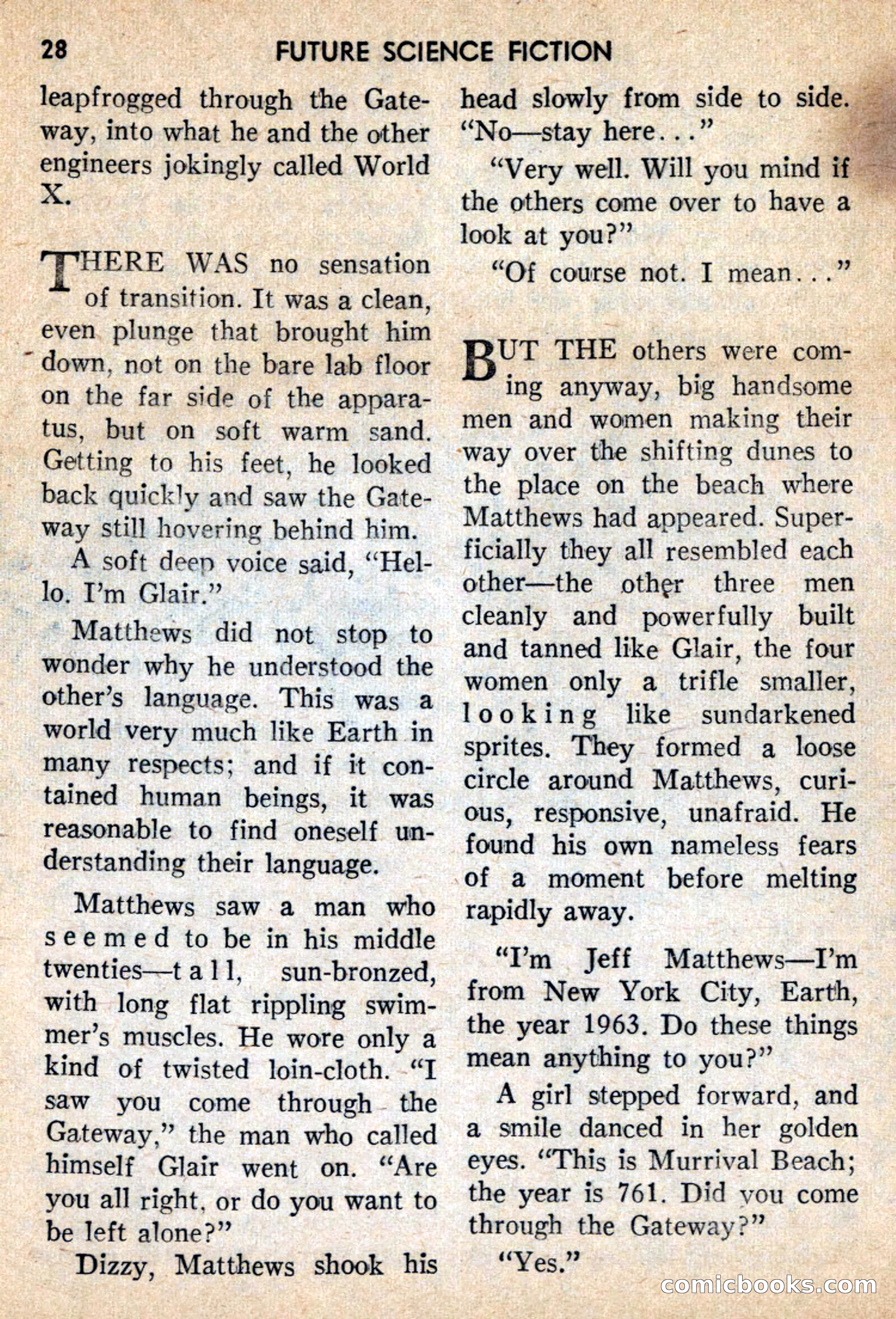 Future Science Fiction, October 1959 — page 28 of 132