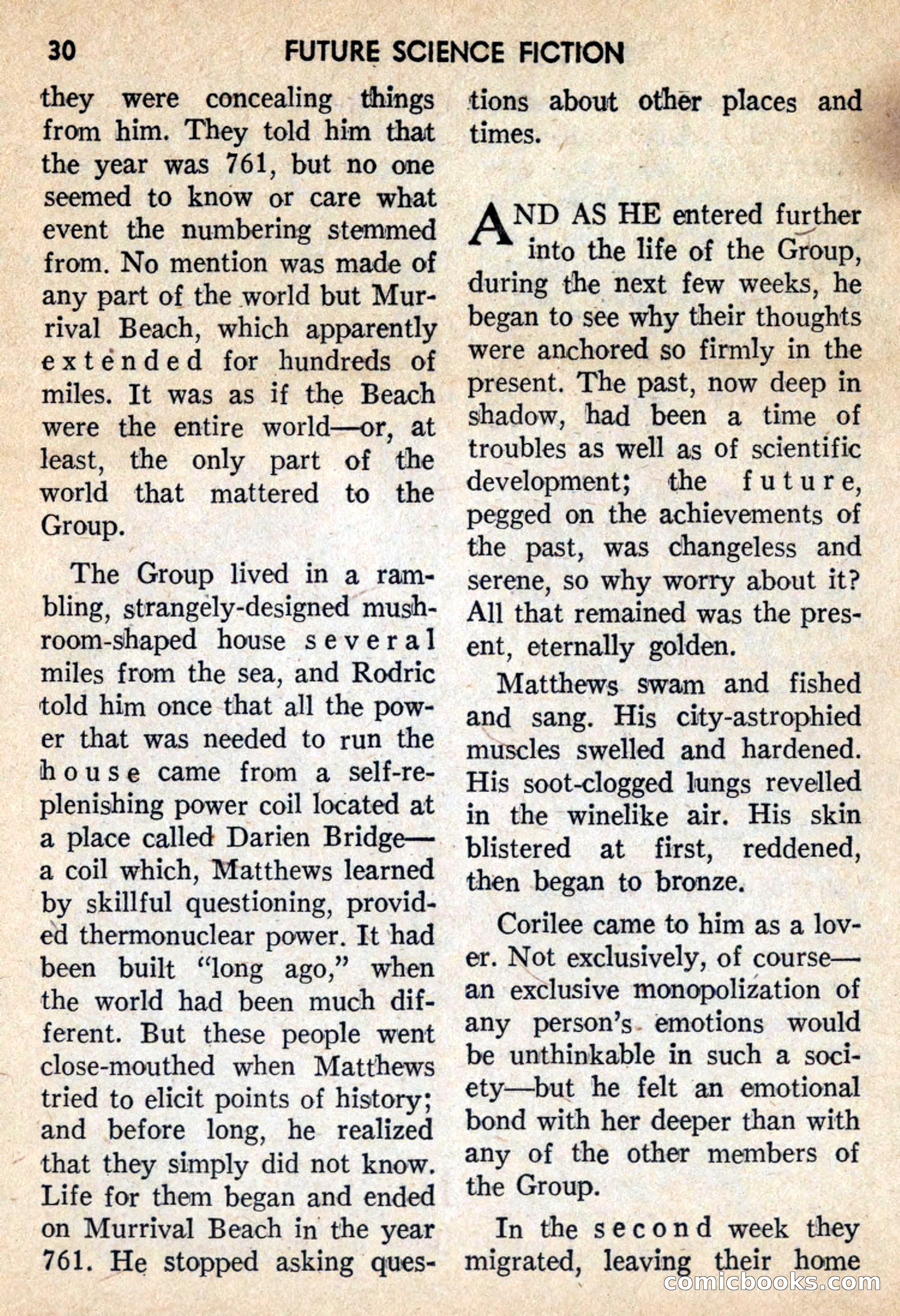 Future Science Fiction, October 1959 — page 30 of 132