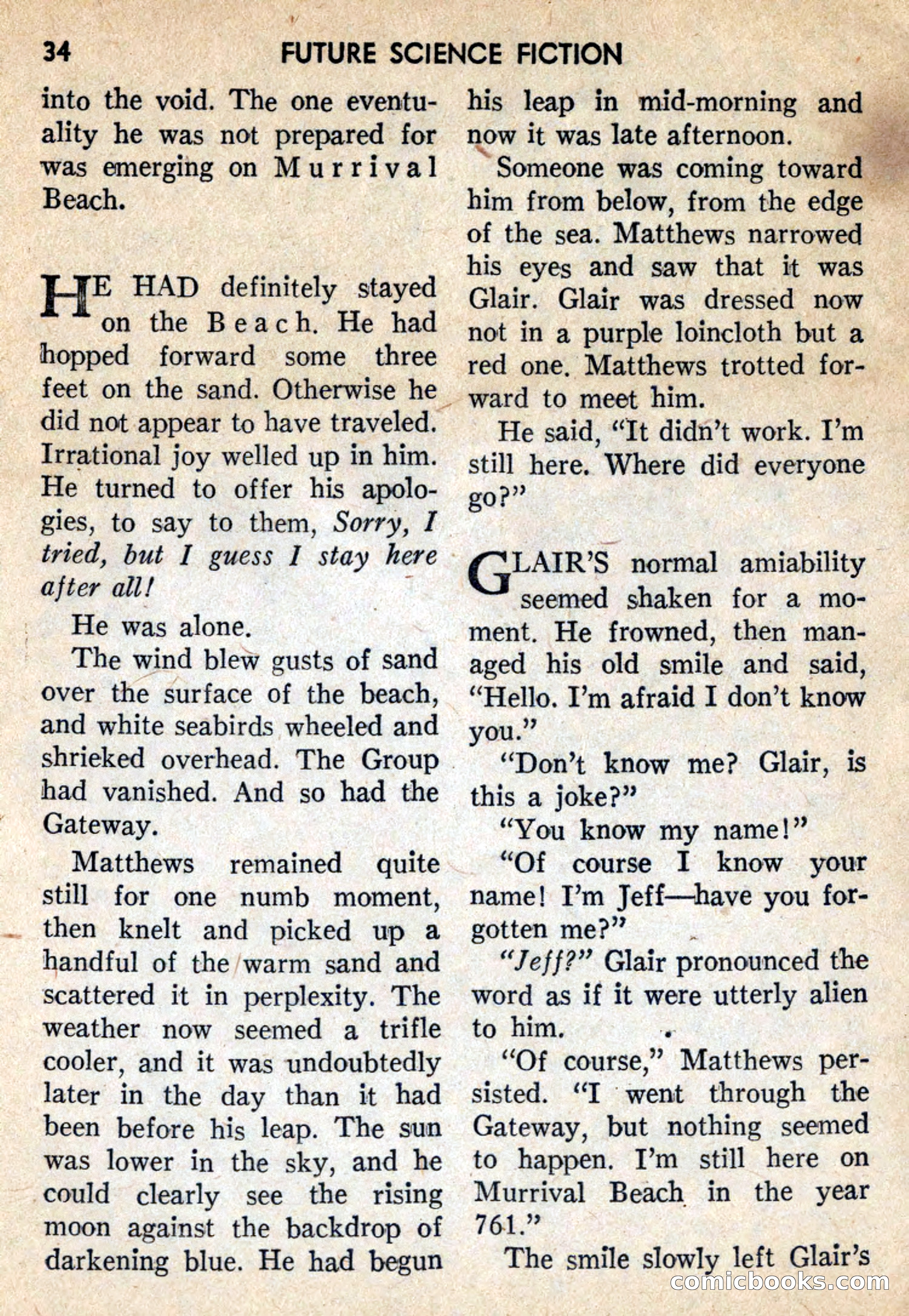 Future Science Fiction, October 1959 — page 34 of 132