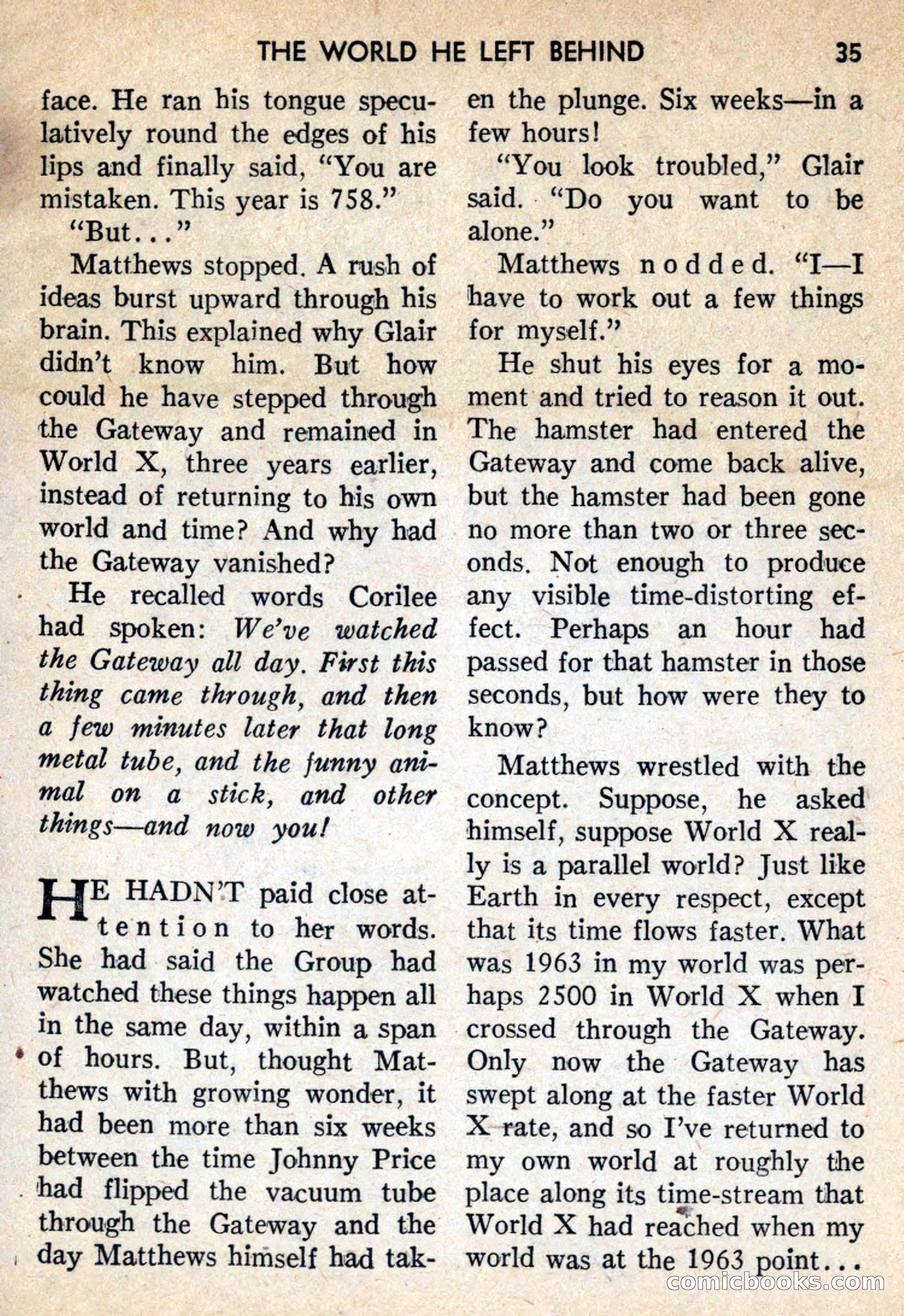 Future Science Fiction, October 1959 — page 35 of 132