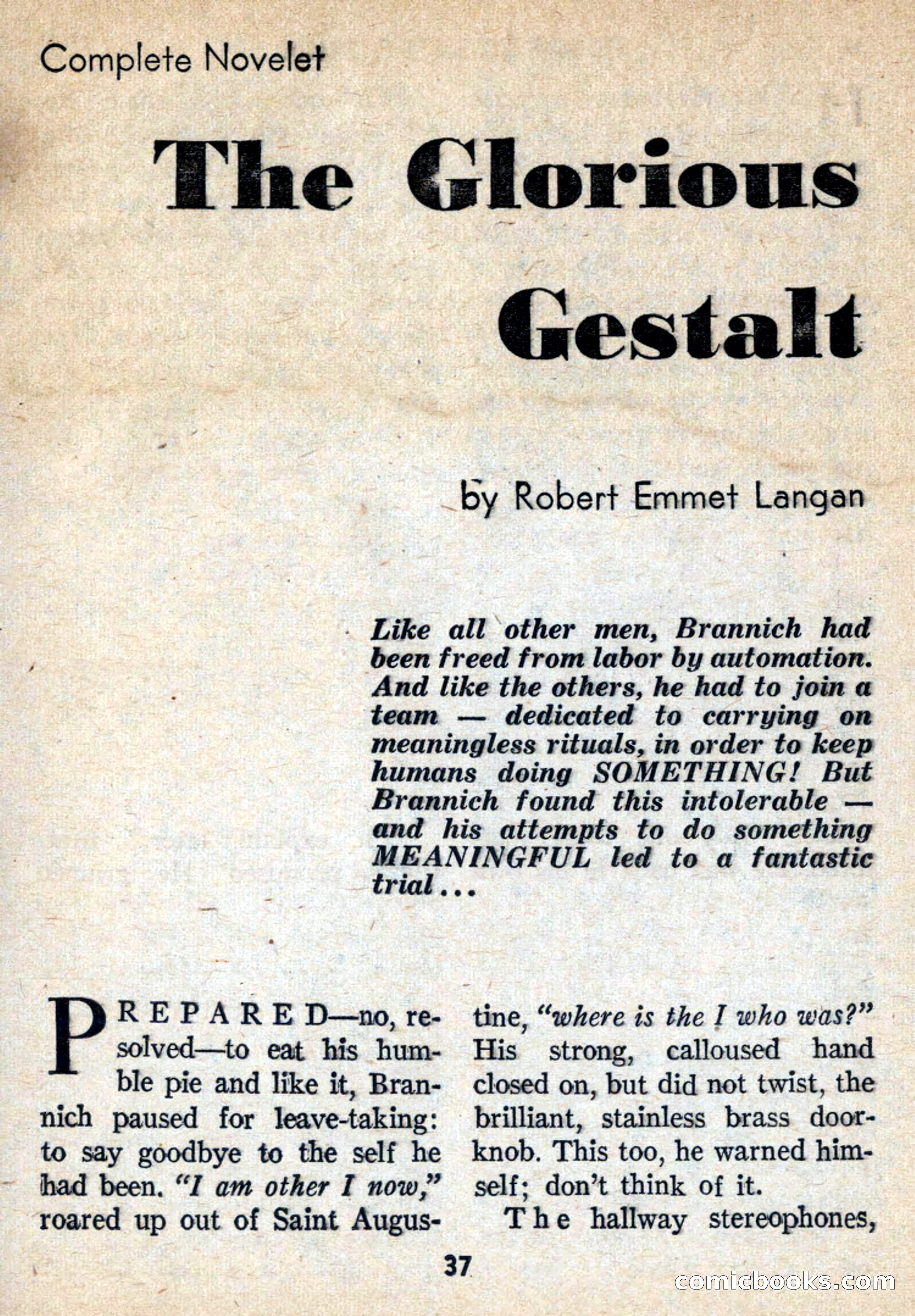 Future Science Fiction, October 1959 — page 37 of 132