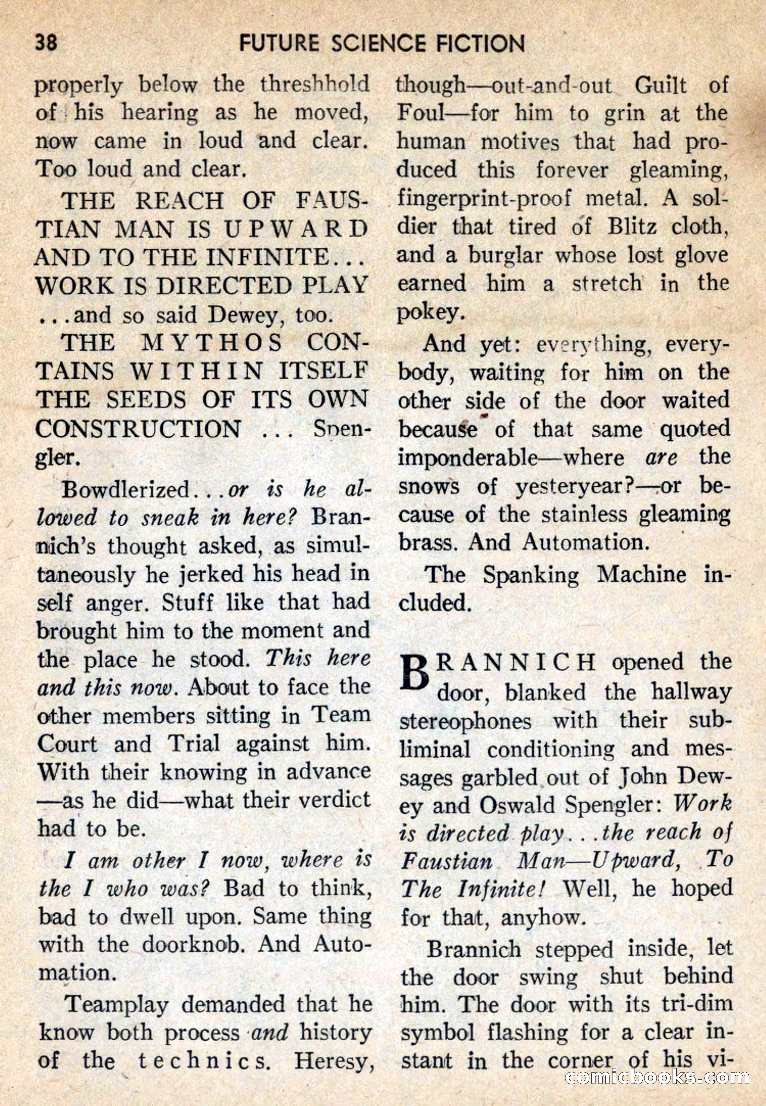 Future Science Fiction, October 1959 — page 38 of 132