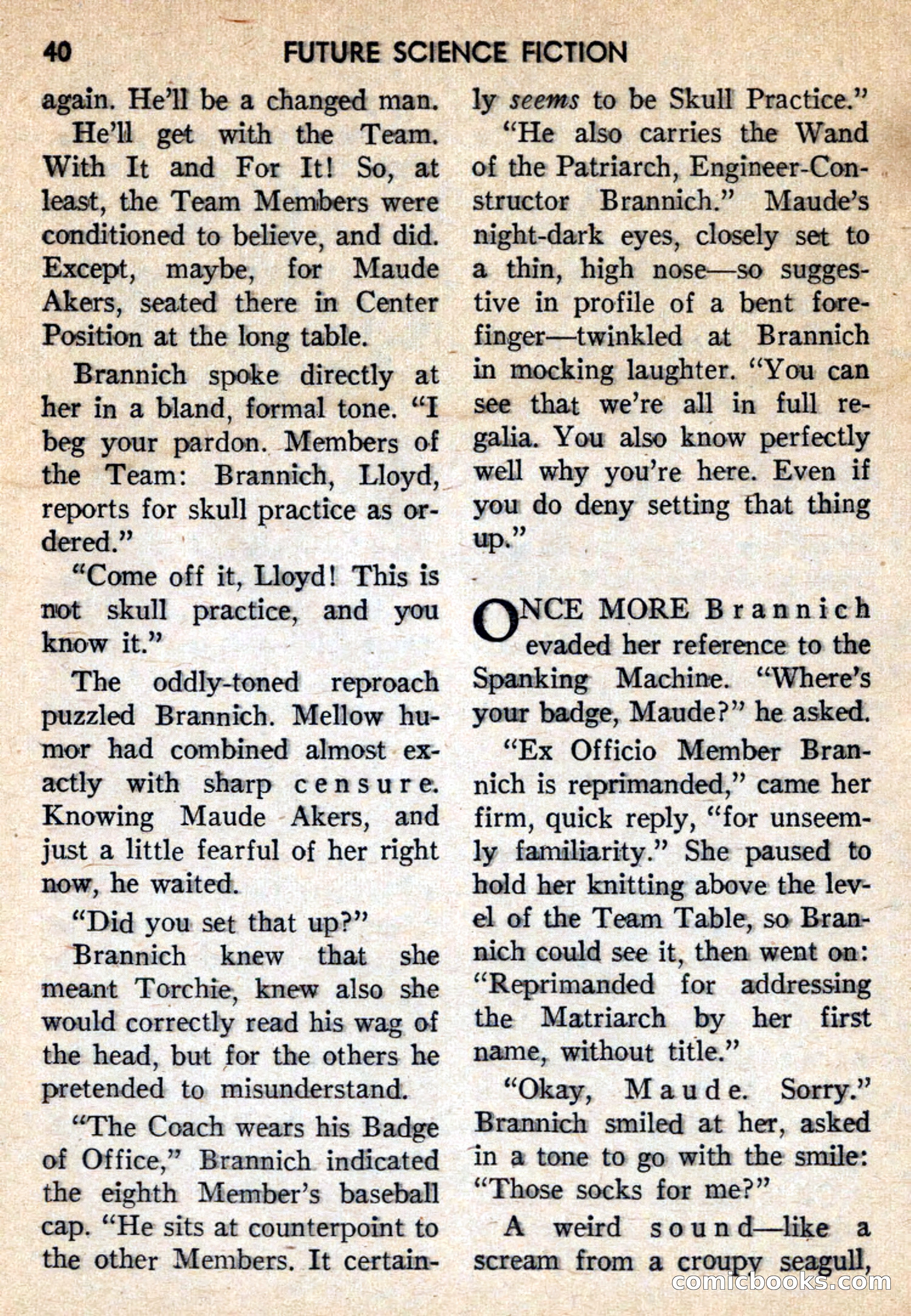 Future Science Fiction, October 1959 — page 40 of 132