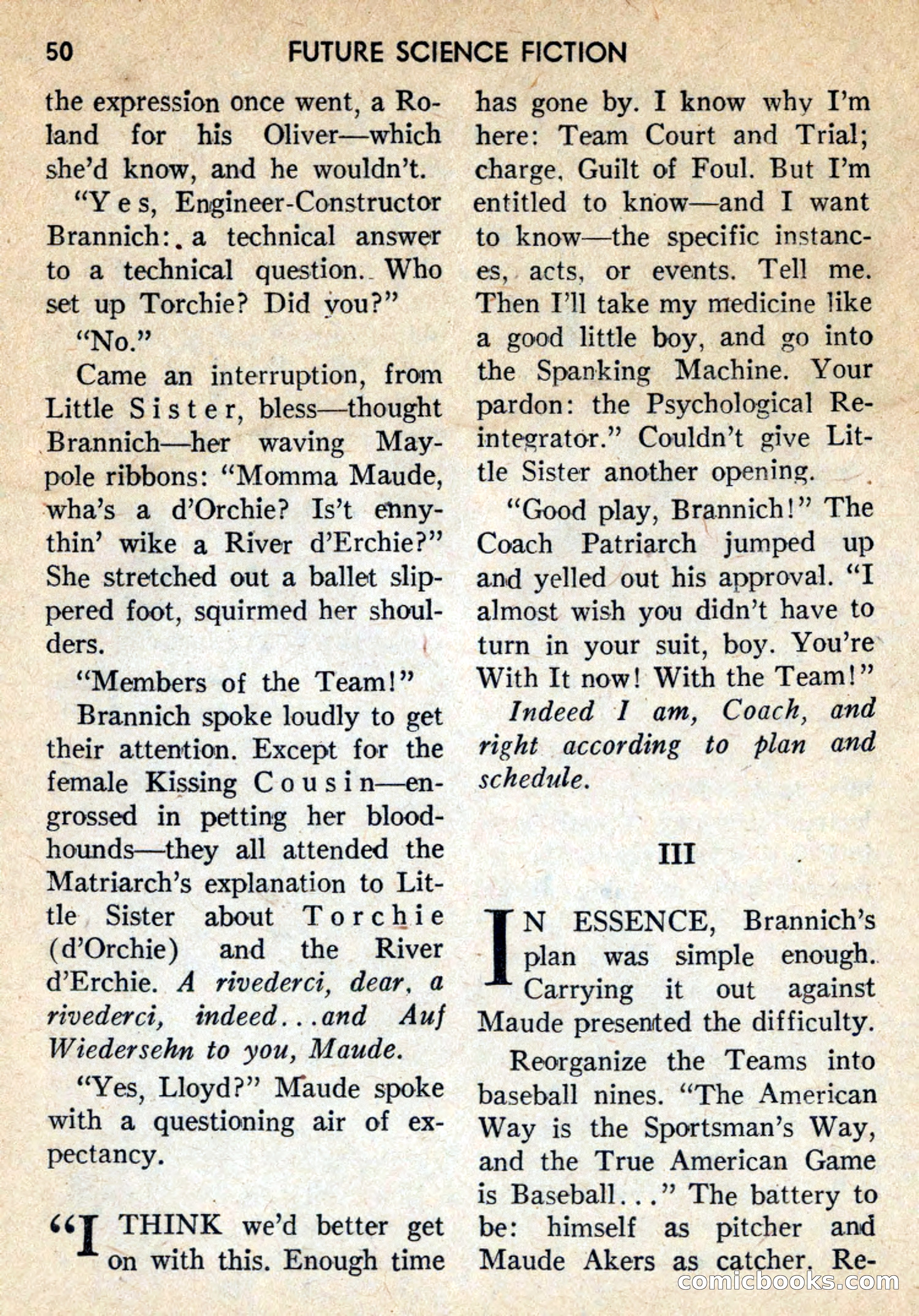 Future Science Fiction, October 1959 — page 50 of 132