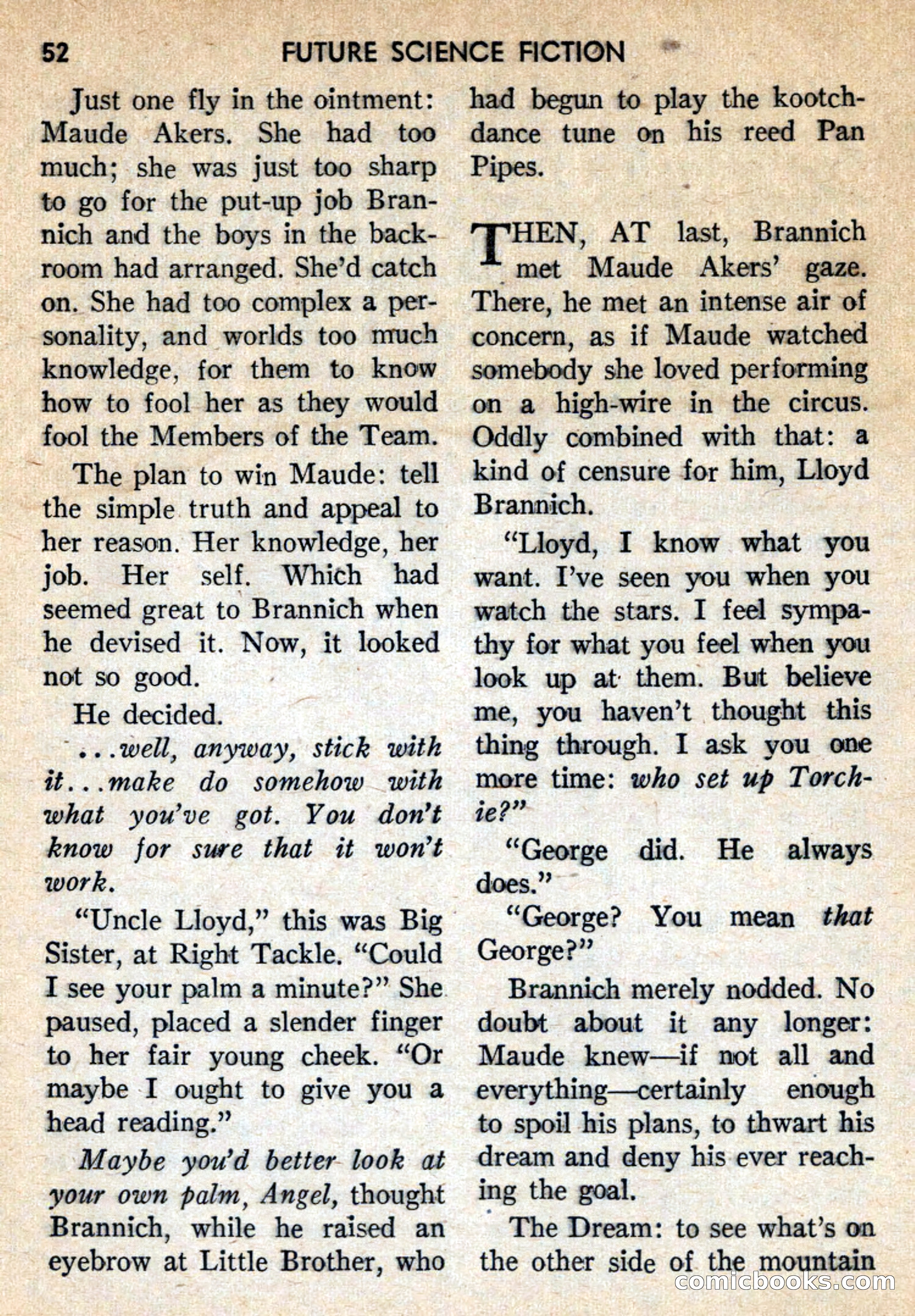 Future Science Fiction, October 1959 — page 52 of 132