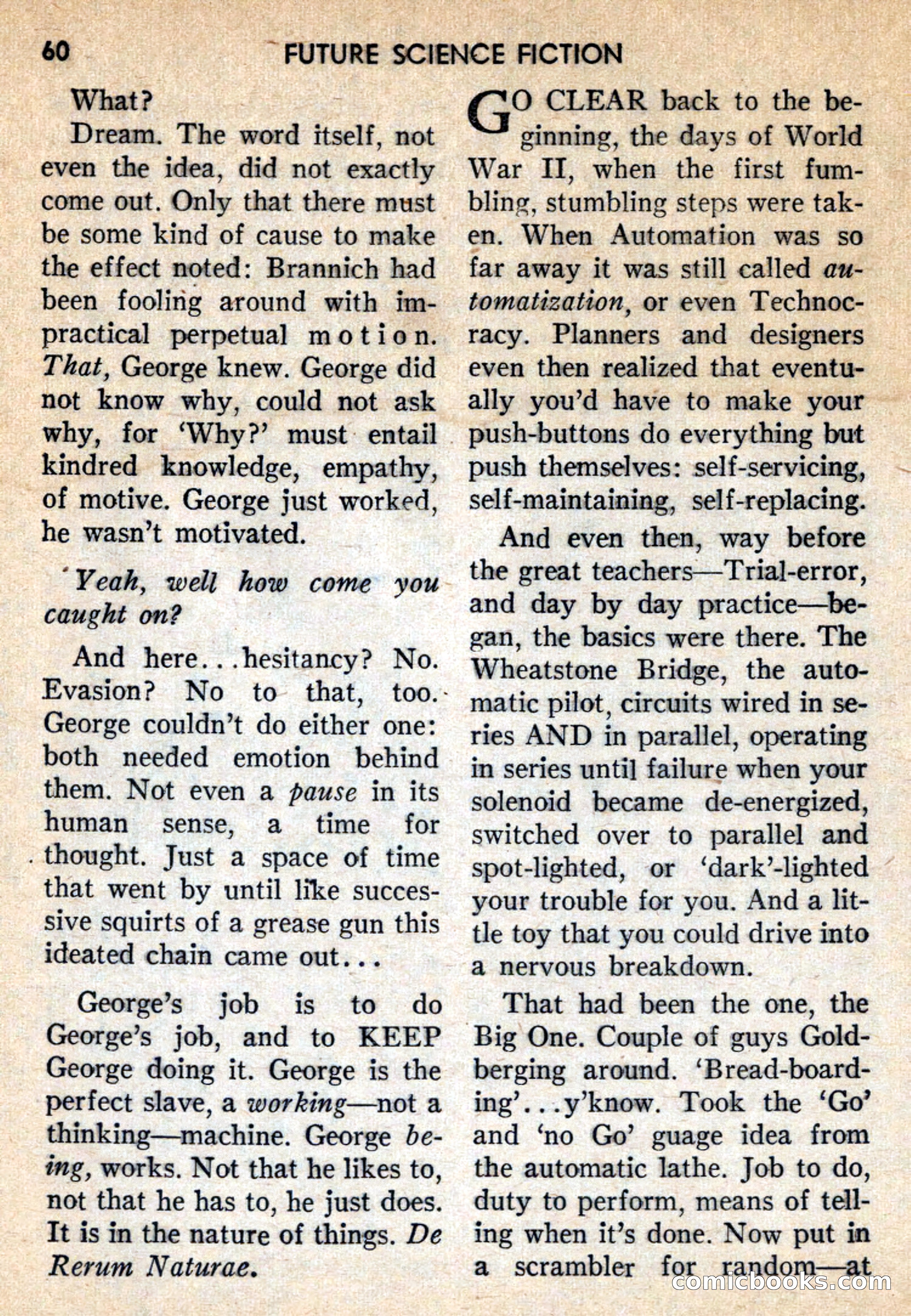 Future Science Fiction, October 1959 — page 60 of 132