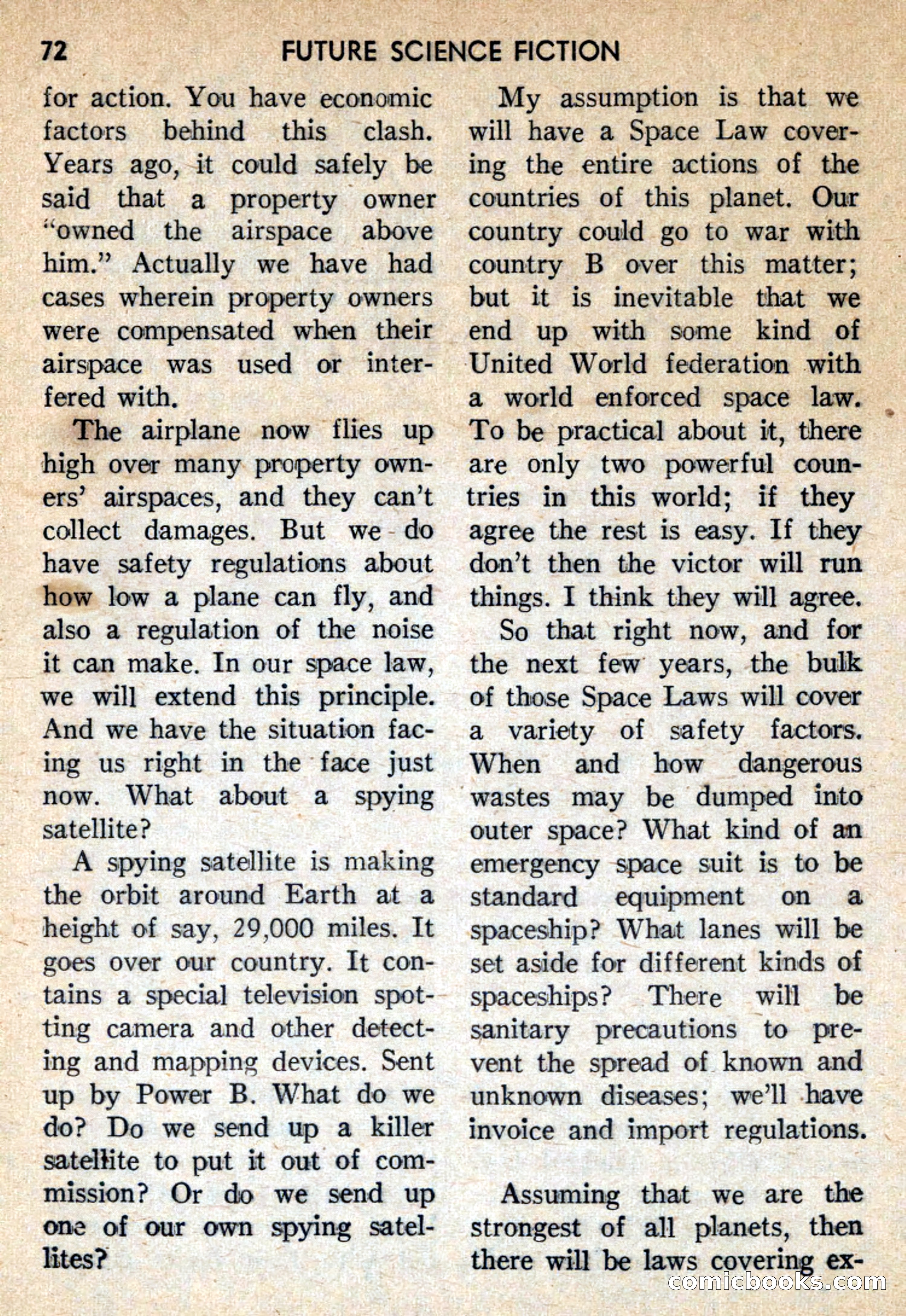 Future Science Fiction, October 1959 — page 72 of 132