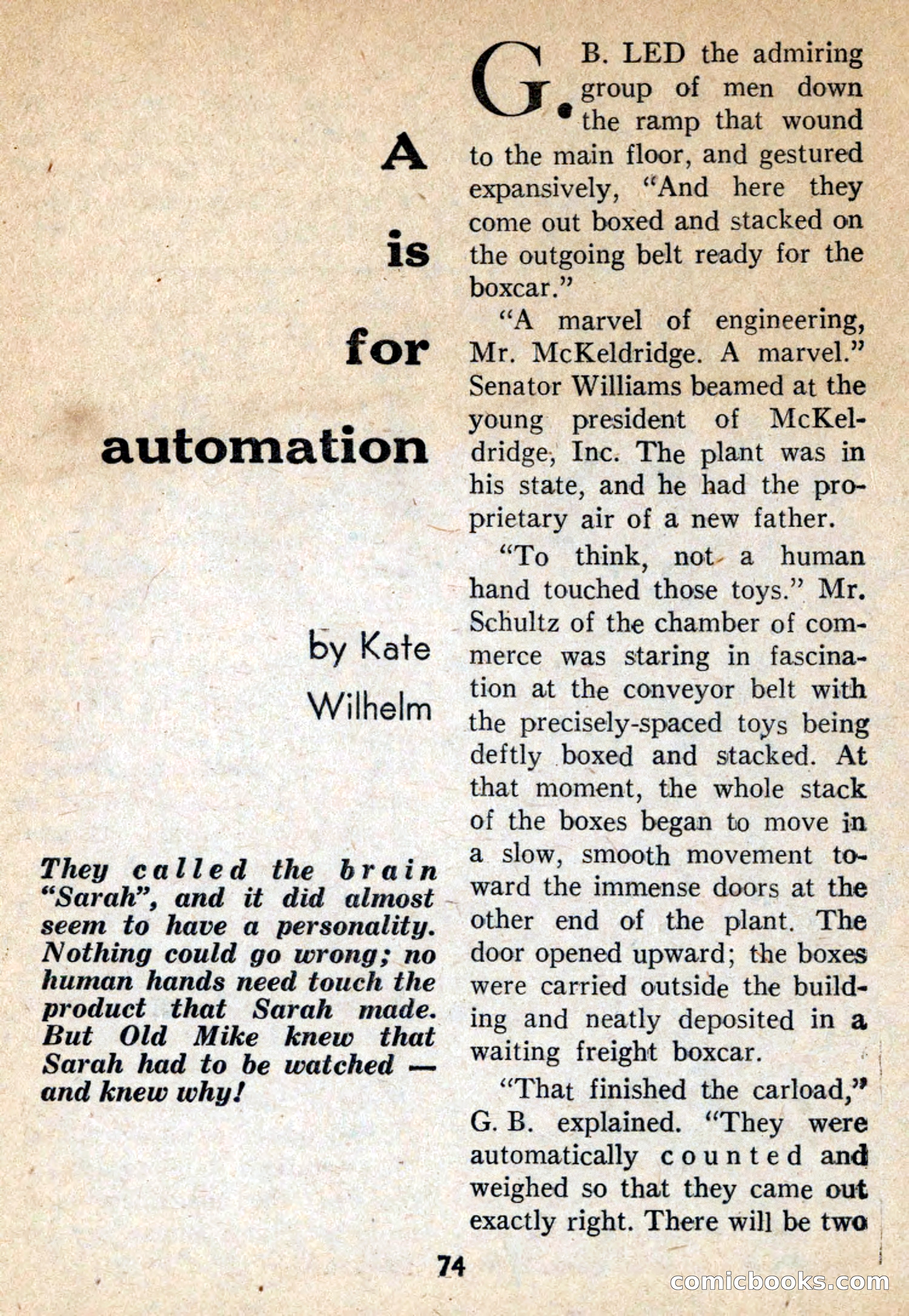 Future Science Fiction, October 1959 — page 74 of 132