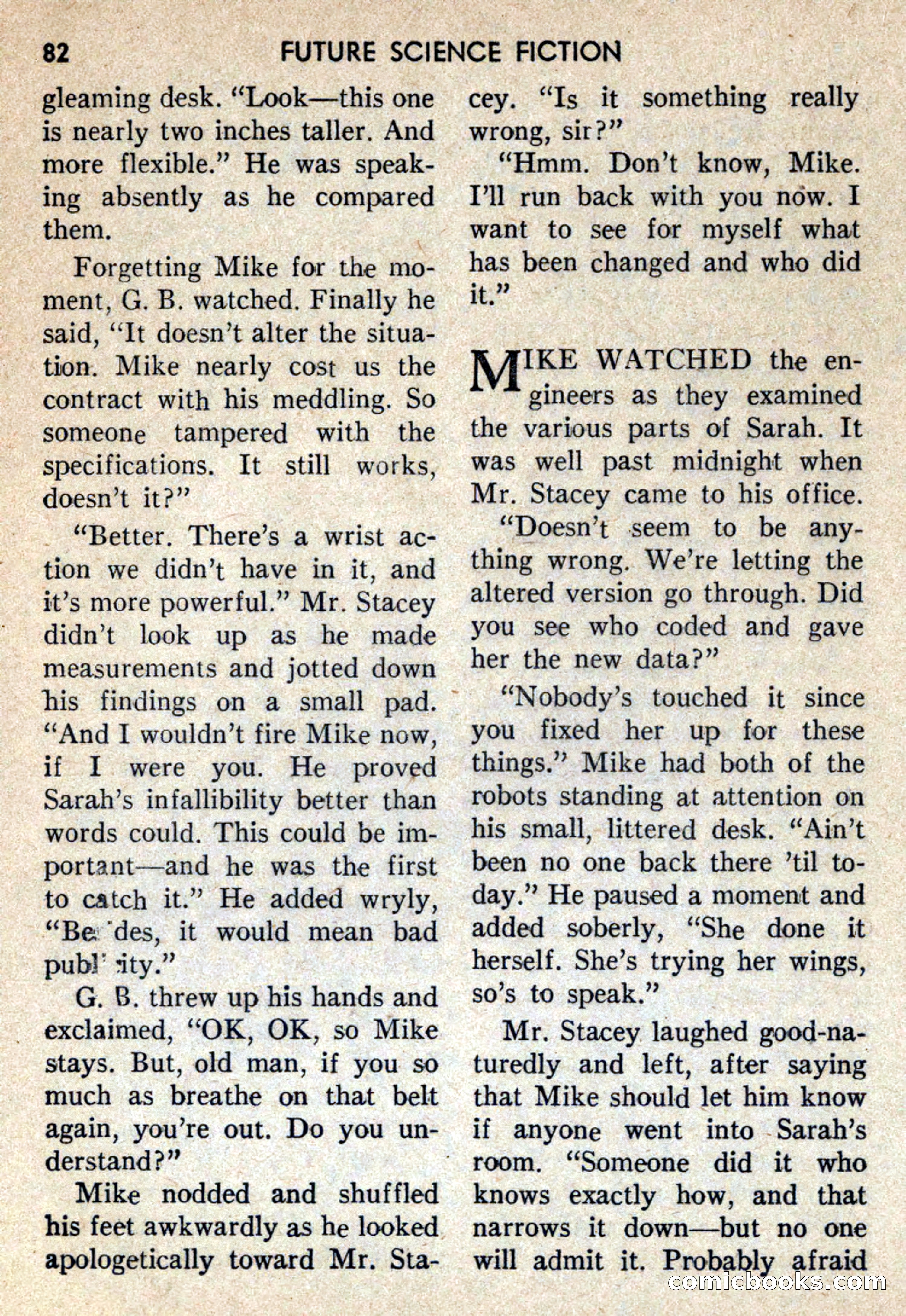 Future Science Fiction, October 1959 — page 82 of 132