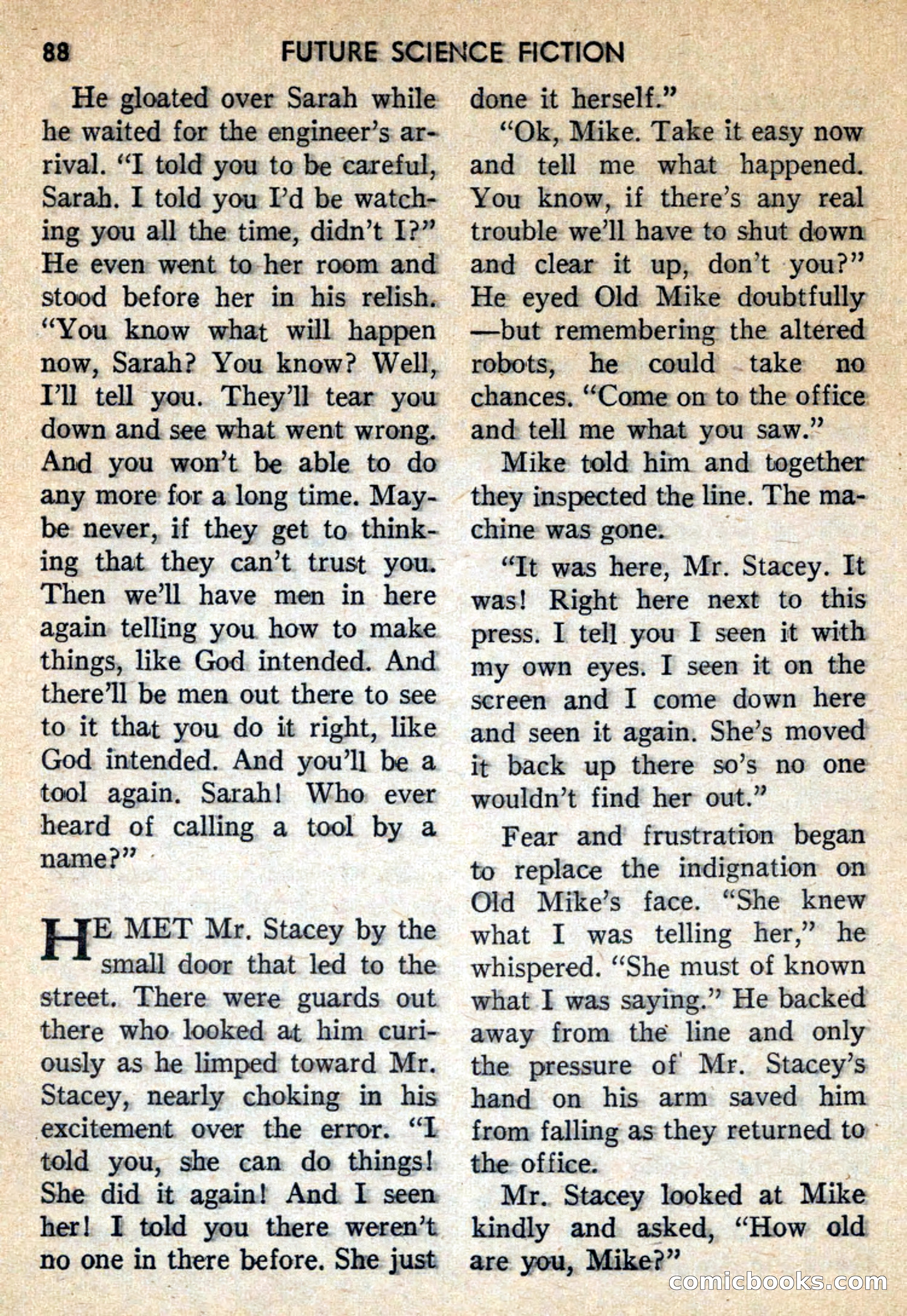 Future Science Fiction, October 1959 — page 88 of 132