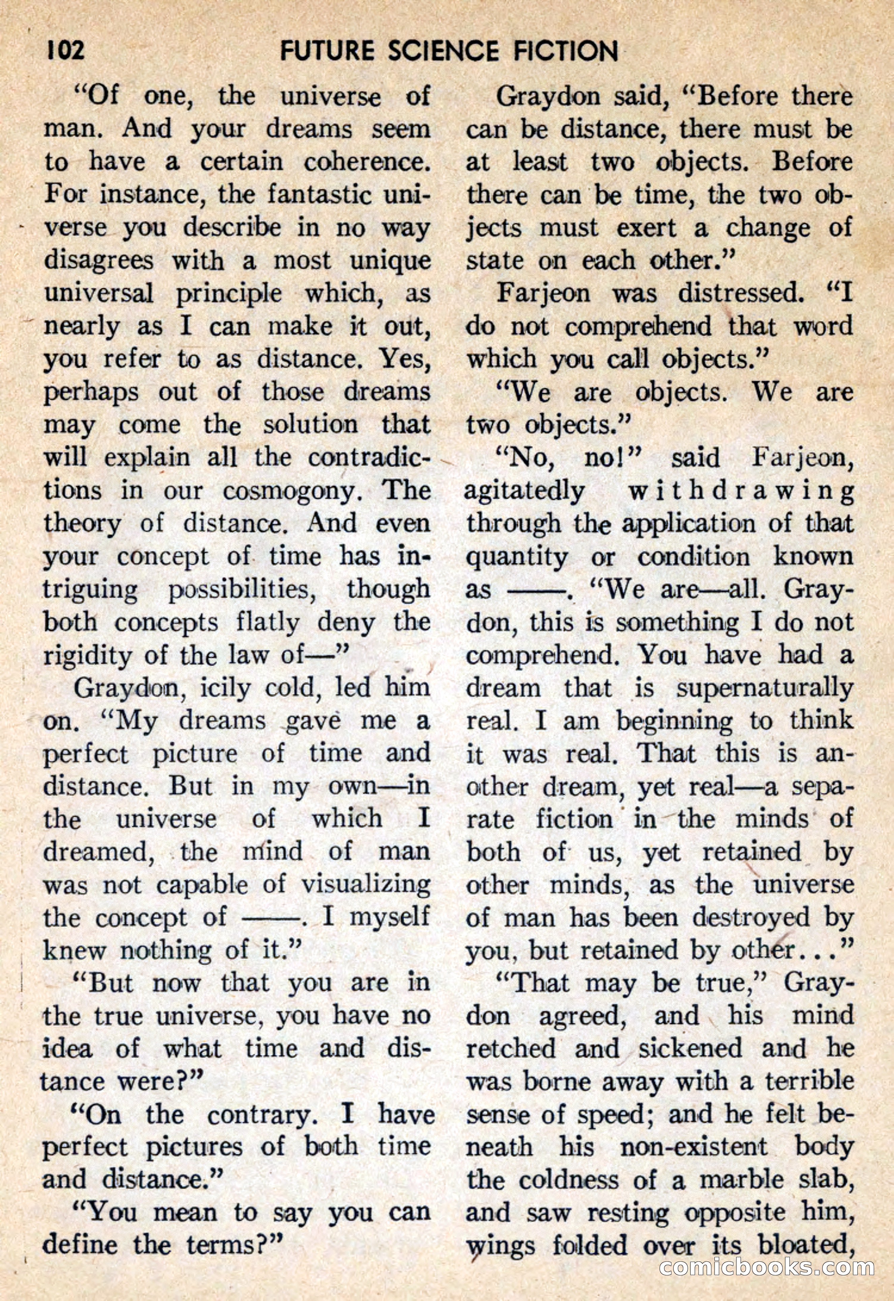 Future Science Fiction, October 1959 — page 102 of 132
