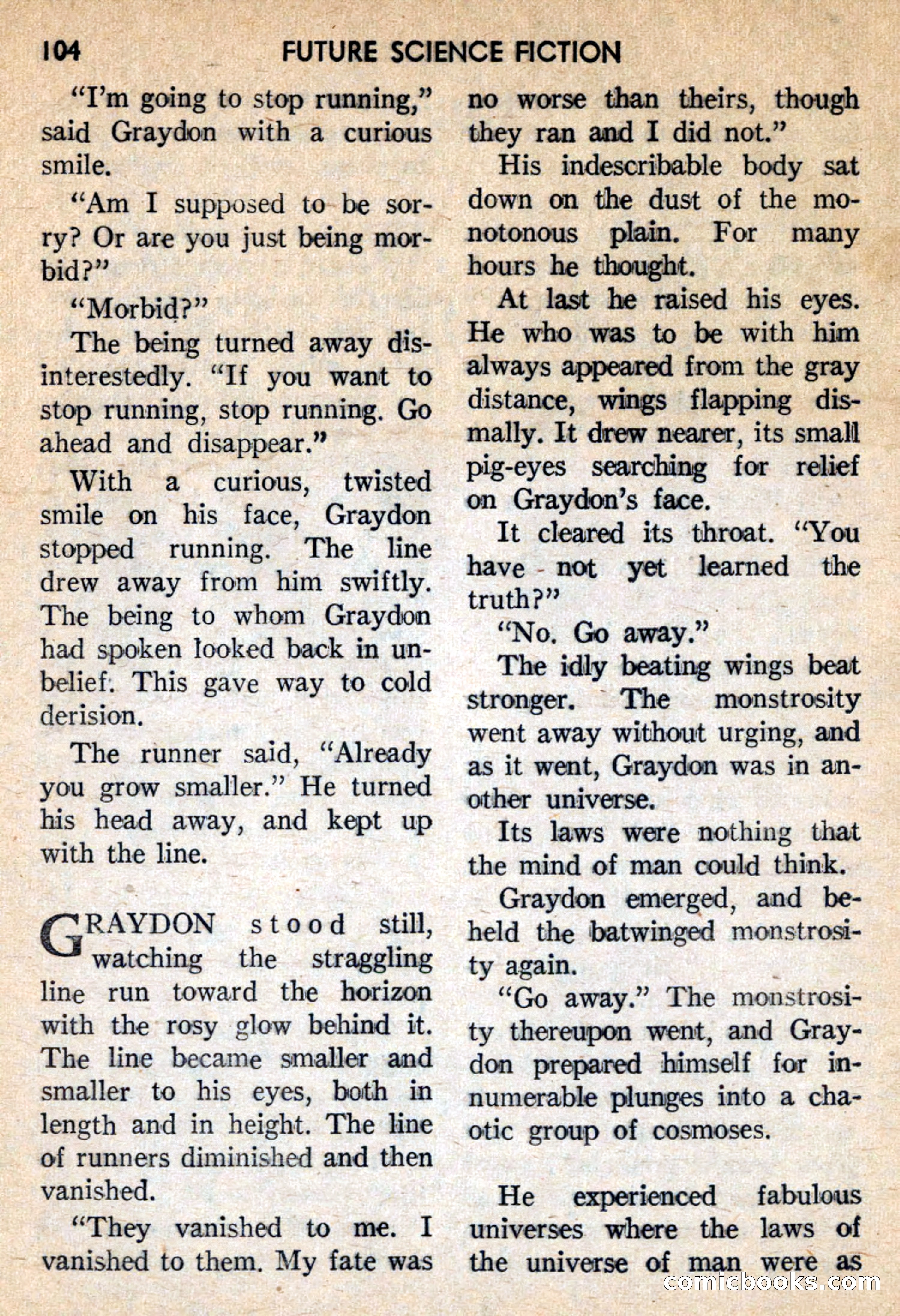 Future Science Fiction, October 1959 — page 104 of 132