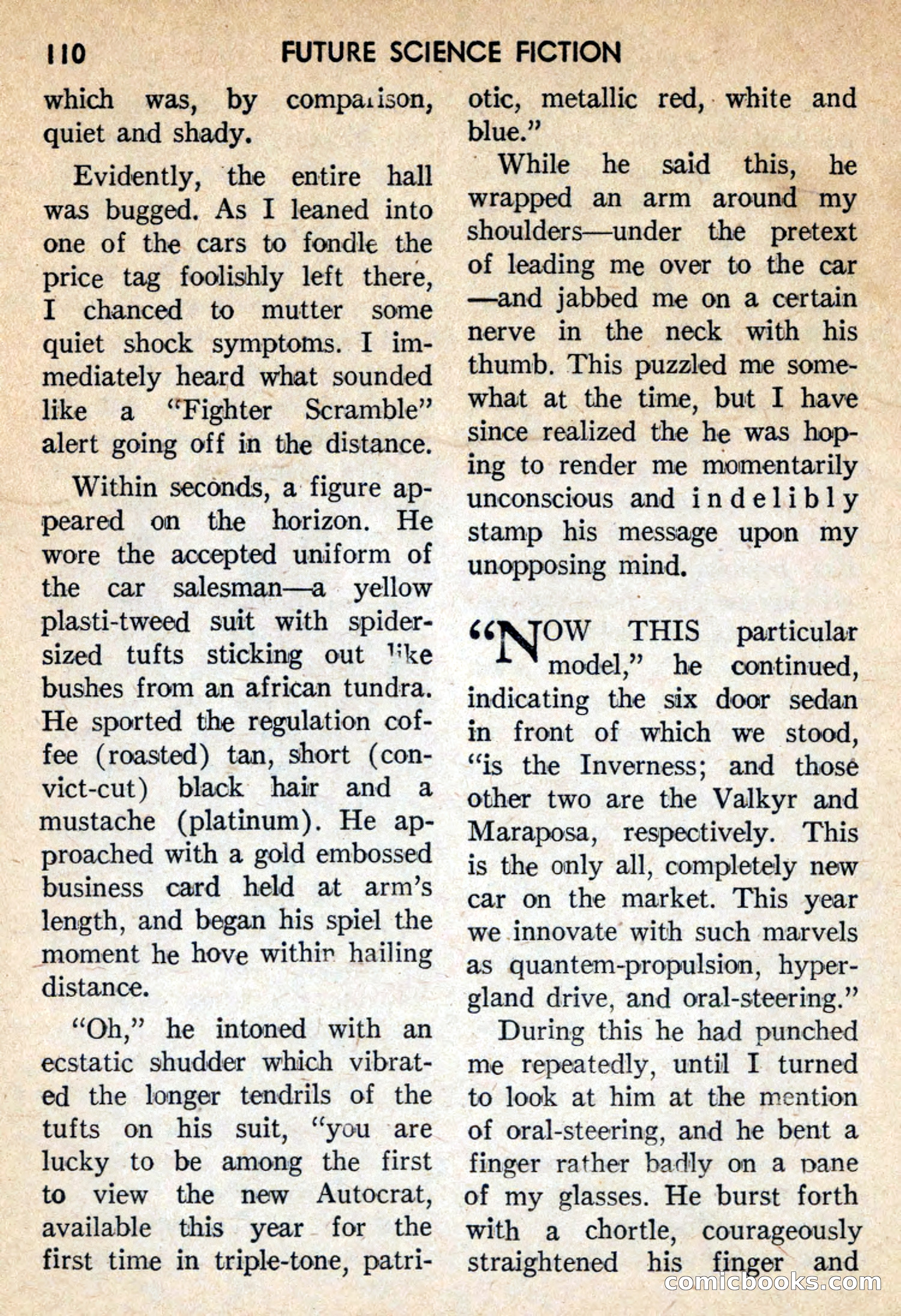 Future Science Fiction, October 1959 — page 110 of 132