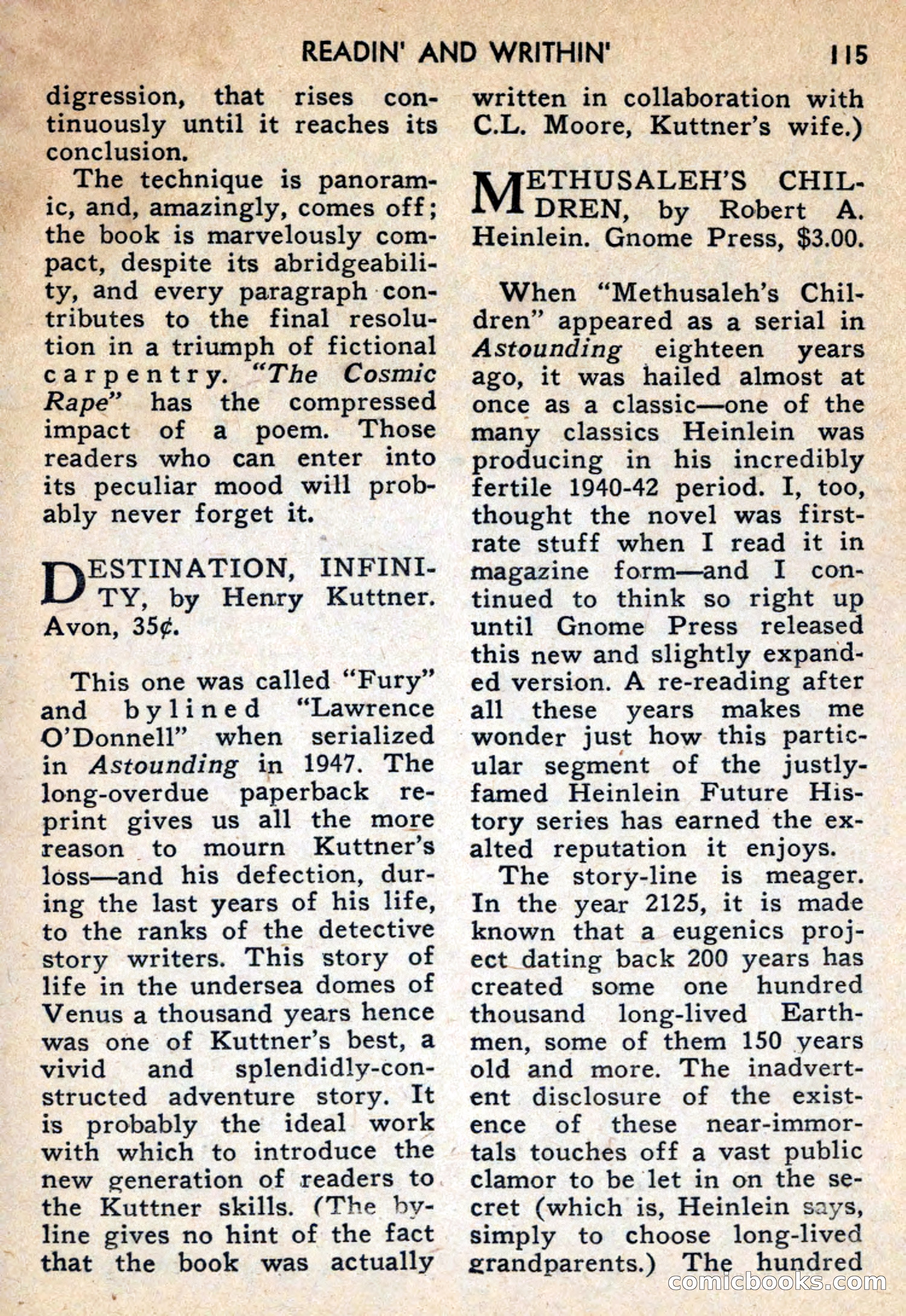 Future Science Fiction, October 1959 — page 115 of 132