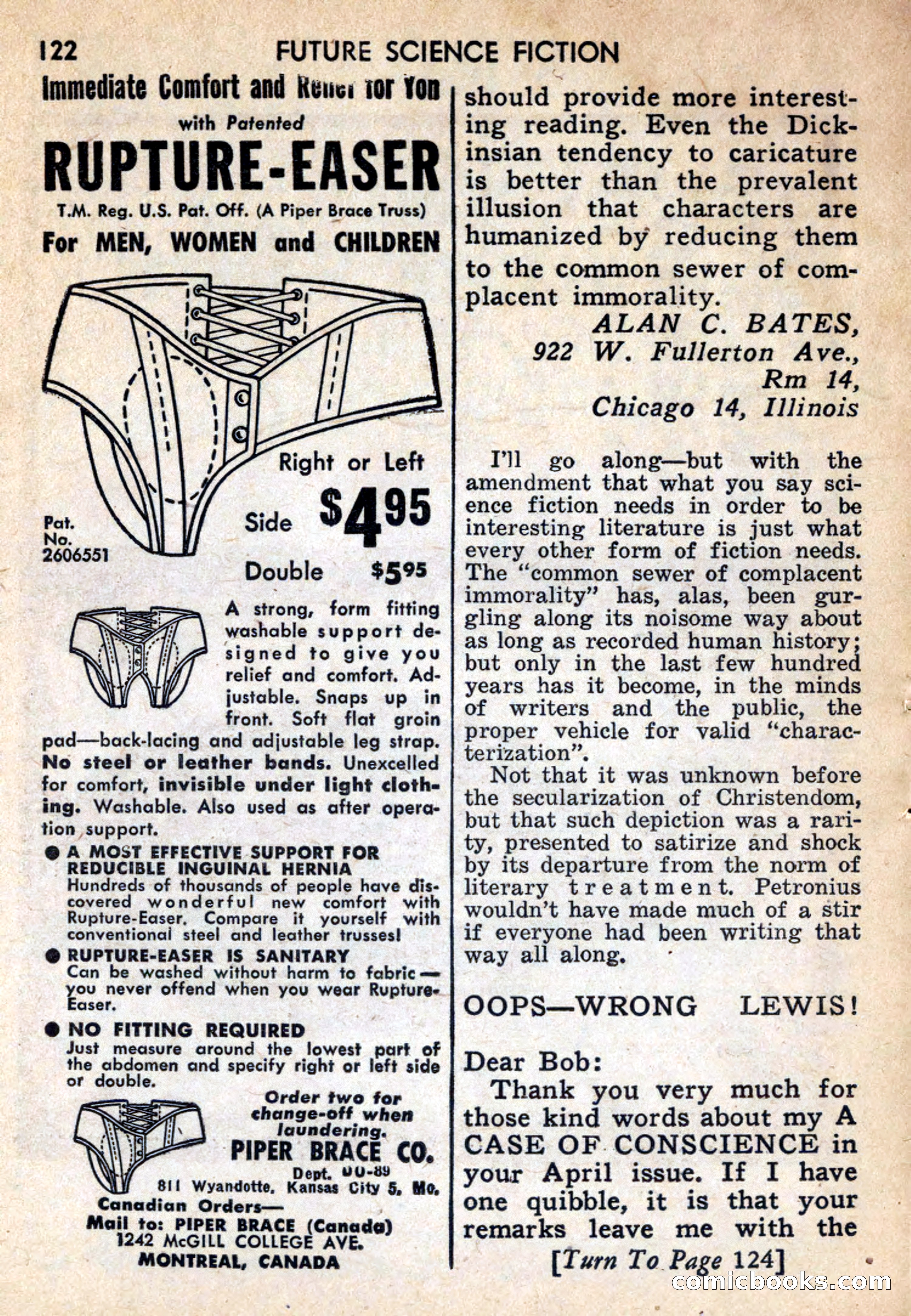 Future Science Fiction, October 1959 — page 122 of 132
