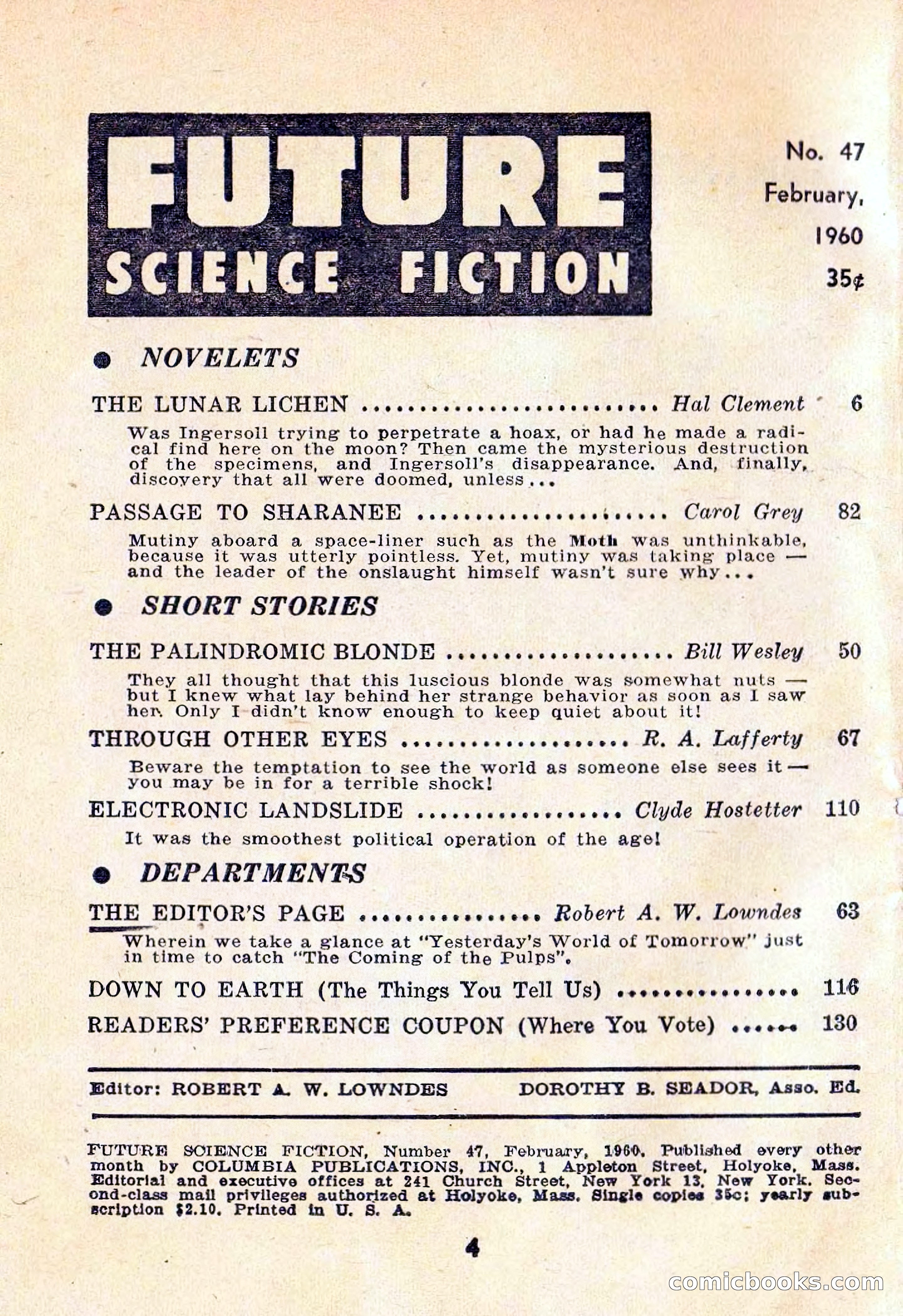 Future Science Fiction #47 — page 5 of 133