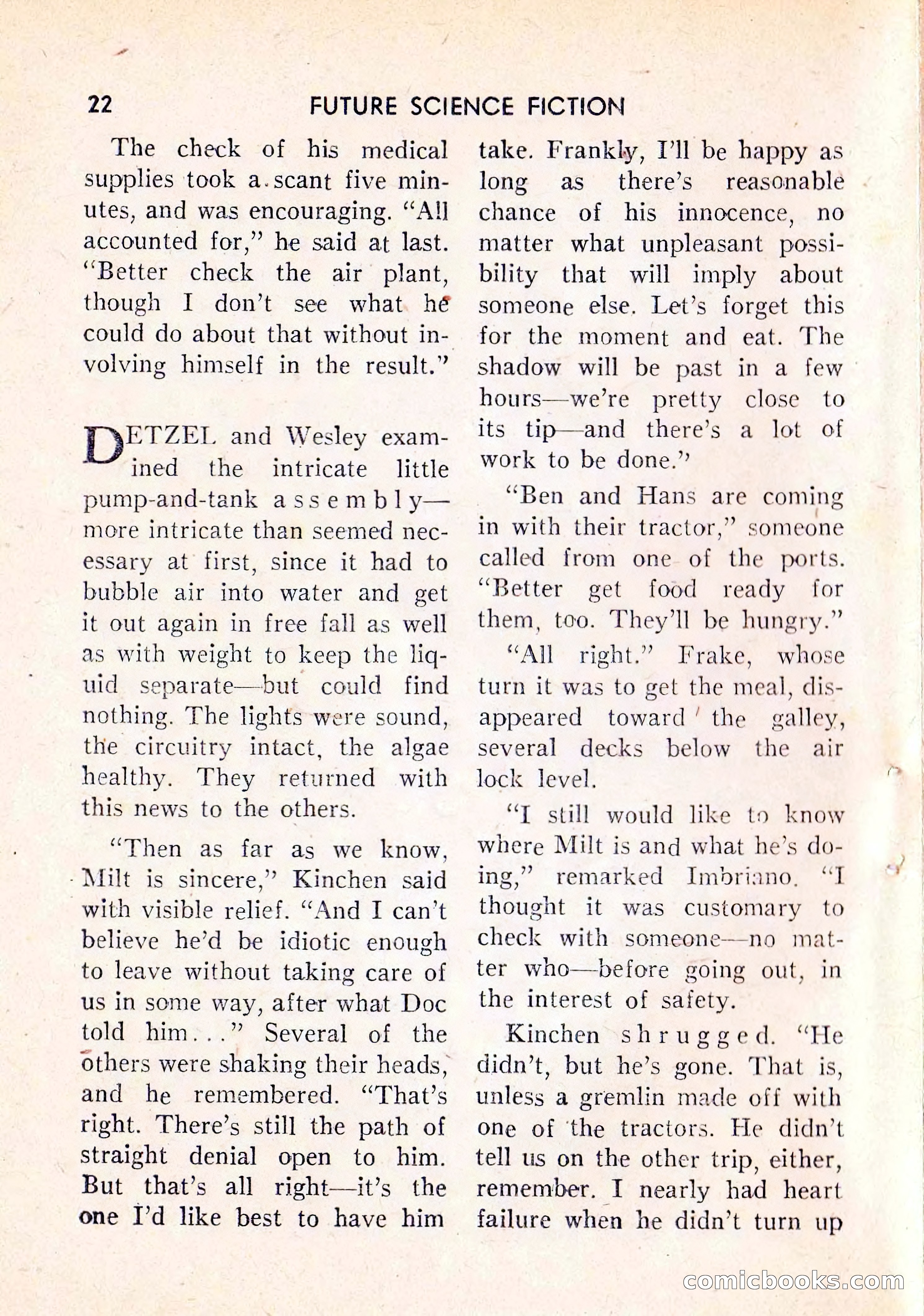 Future Science Fiction #47 — page 23 of 133